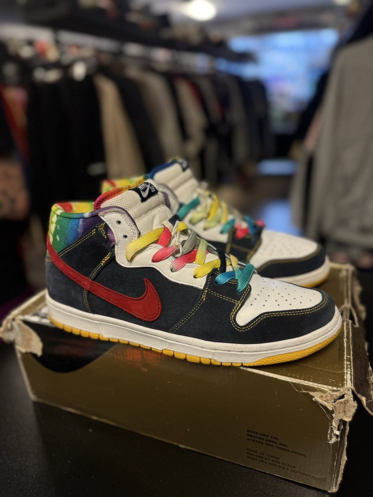 Nike Nike Mid SB Tye Die 2008 (314383-461) Size 11 🧼 Size US 11 / EU 44 - 1 Thumbnail