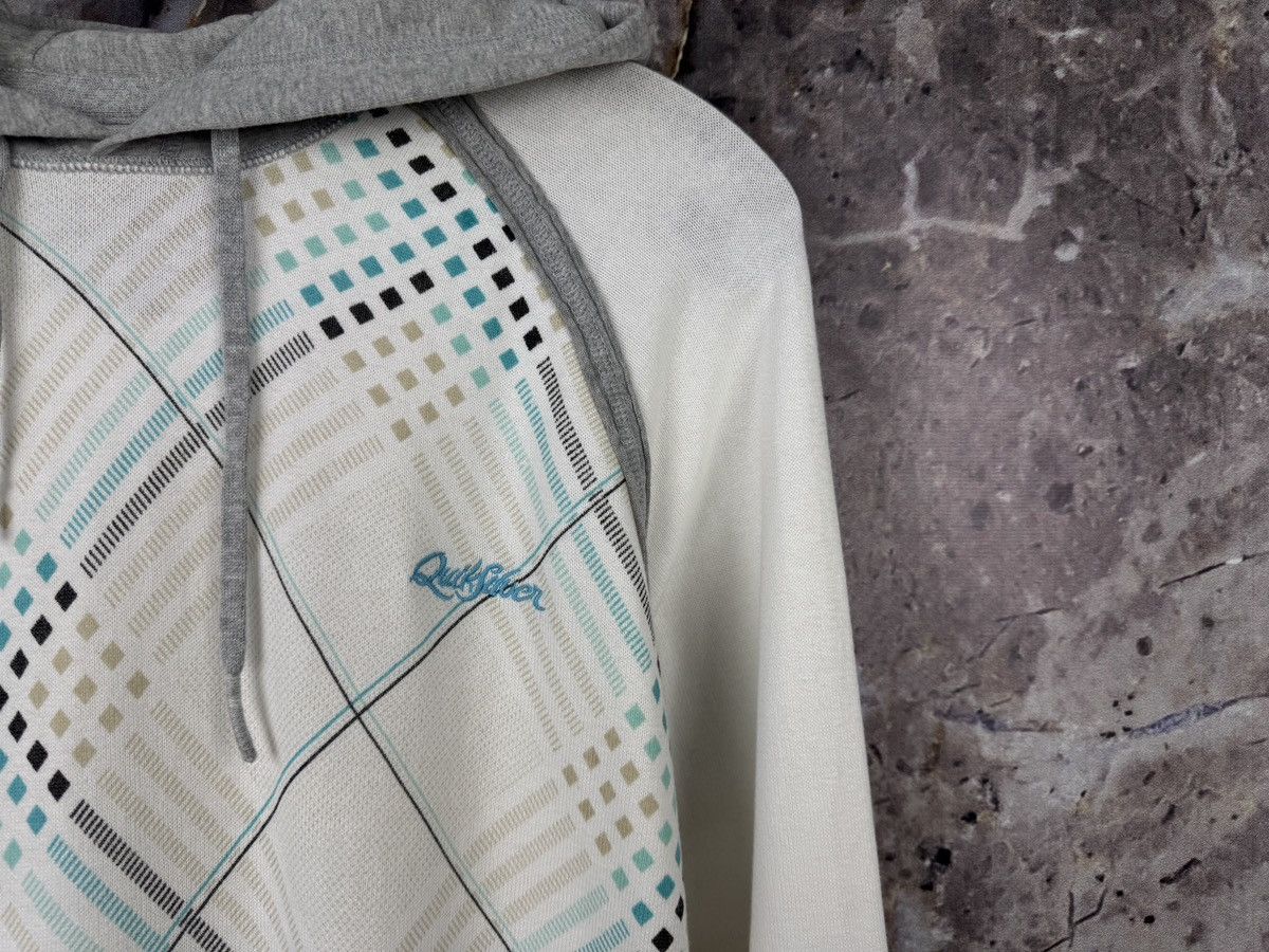 Quiksilver Quiksilver Vintage Argyle Pattern Hoodie Pullover Size Large Size US L / EU 52-54 / 3 - 4 Thumbnail