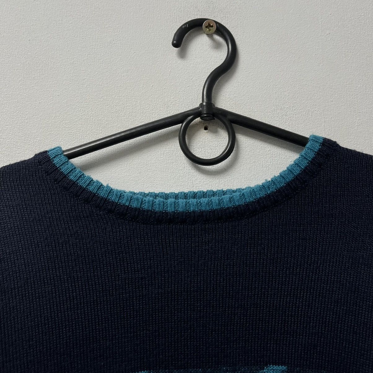 Yves Saint Laurent Yves Saint Lauren Knit Sweater Big Logo Baggy Long Sleeve Size US XL / EU 56 / 4 - 4 Thumbnail