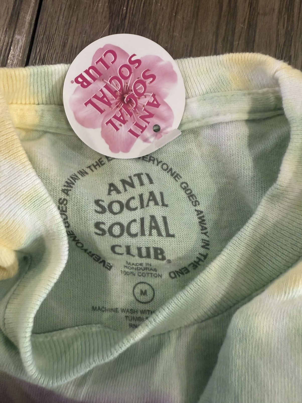 Anti Social Social Club ✨ Anti Social Club ASSC Not Fair Tie-Dye Long Sleeve Med ✨ Size M / US 6-8 / IT 42-44 - 6 Thumbnail
