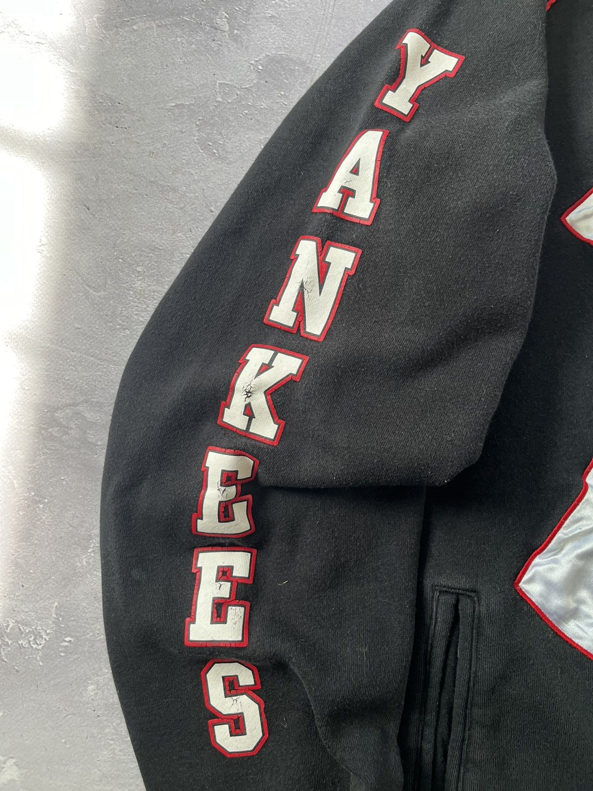 Majestic Vintage Majestic New York Yankees Big Logo NY Hoodie Black Size US M / EU 48-50 / 2 - 3 Thumbnail