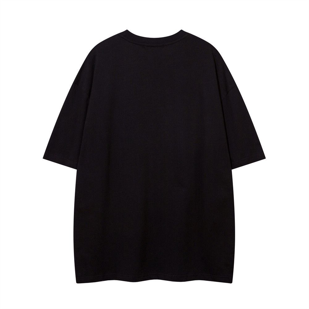Vintage Men's casual cotton round neck anime cartoon T-shirt loose Size US M / EU 48-50 / 2 - 2 Thumbnail