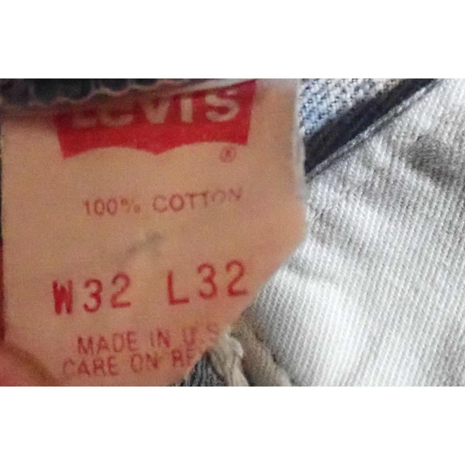 Levi's VINTAGE Levi's 501 Blue Jeans Distressed 31W 29L 80s Button Fly Mens Size US 29 - 5 Thumbnail