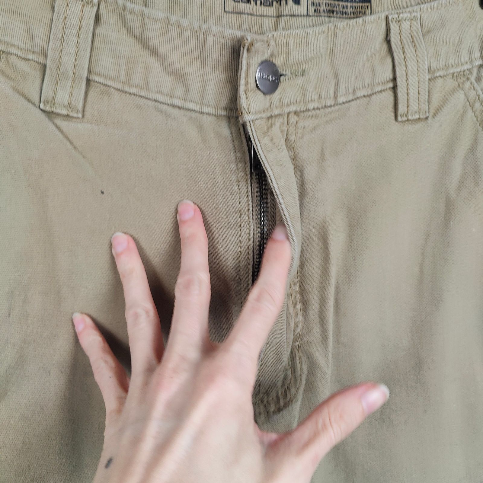 Carhartt Carhartt Rugged Flex Relaxed Fit Canvas Work Pants Mens 33 Size US 33 - 6 Thumbnail