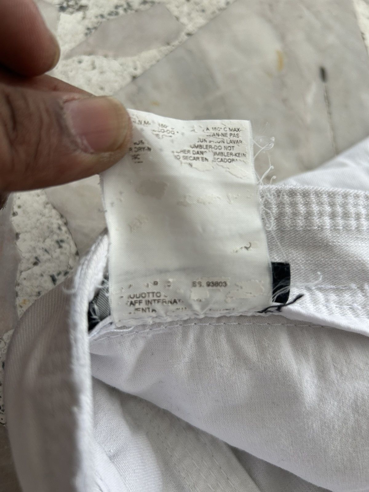 Dsquared2 Motherfucker Denim Dsquared Italy White Vintage Size US 33 - 22 Thumbnail