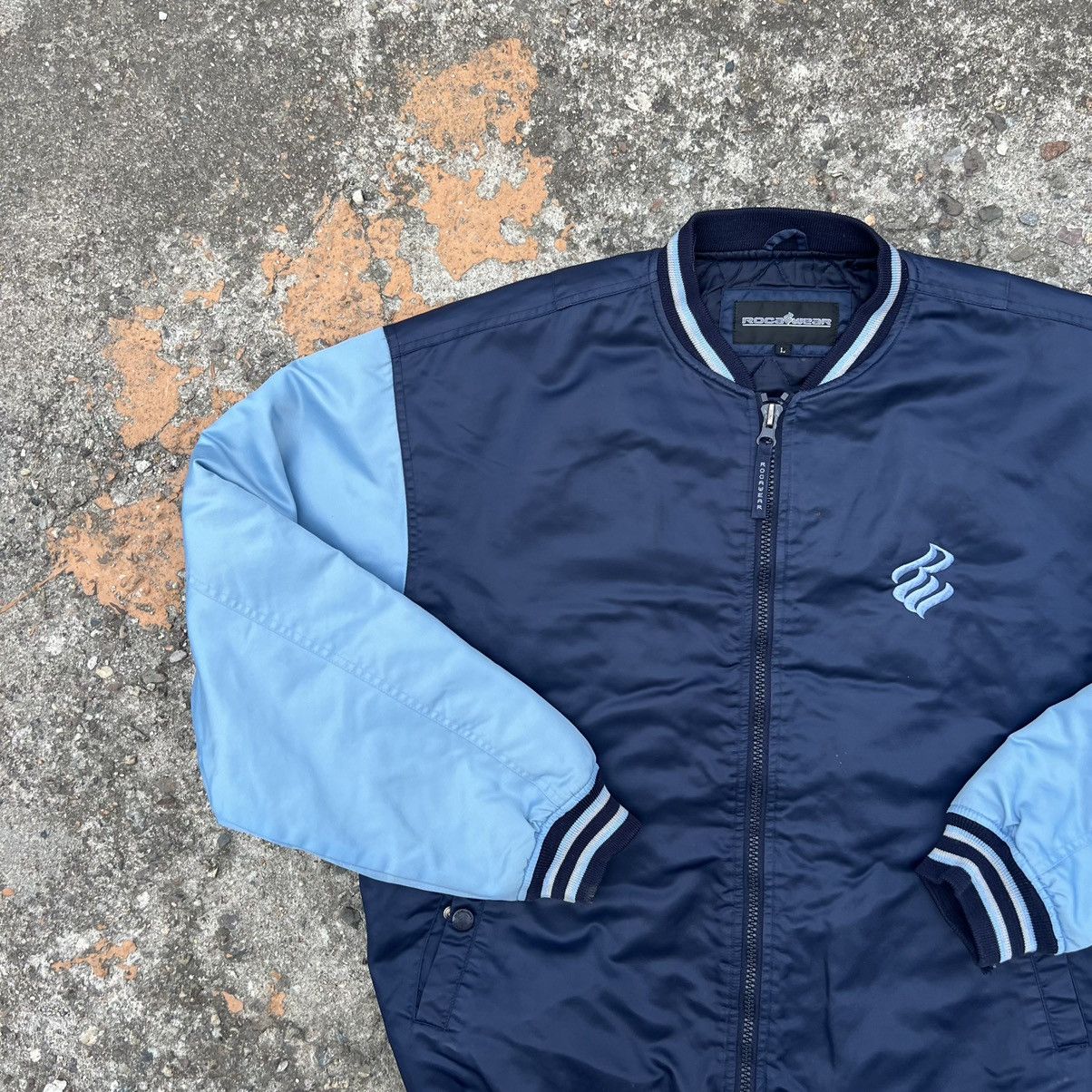 Rocawear × Vintage Vintage y2k 2000s Rocawear Embroidered Jacket Size US XL / EU 56 / 4 - 4 Thumbnail