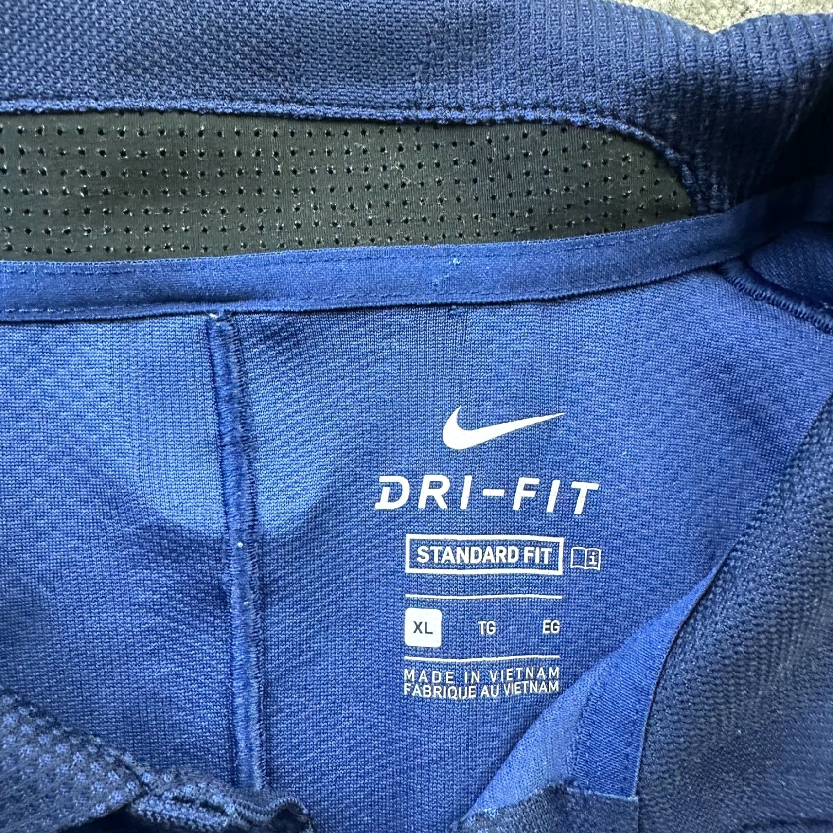 Nike Nike Tiger Woods Polo Shirt Extra Large Blue Dri Fit Jacquard Camo Mens Size US XL / EU 56 / 4 - 6 Thumbnail