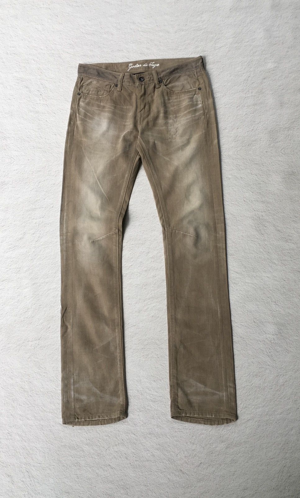 GOSTAR DE FUGA Gostar De Fuga Acid Wash Pants Size US 31 - 1 Thumbnail