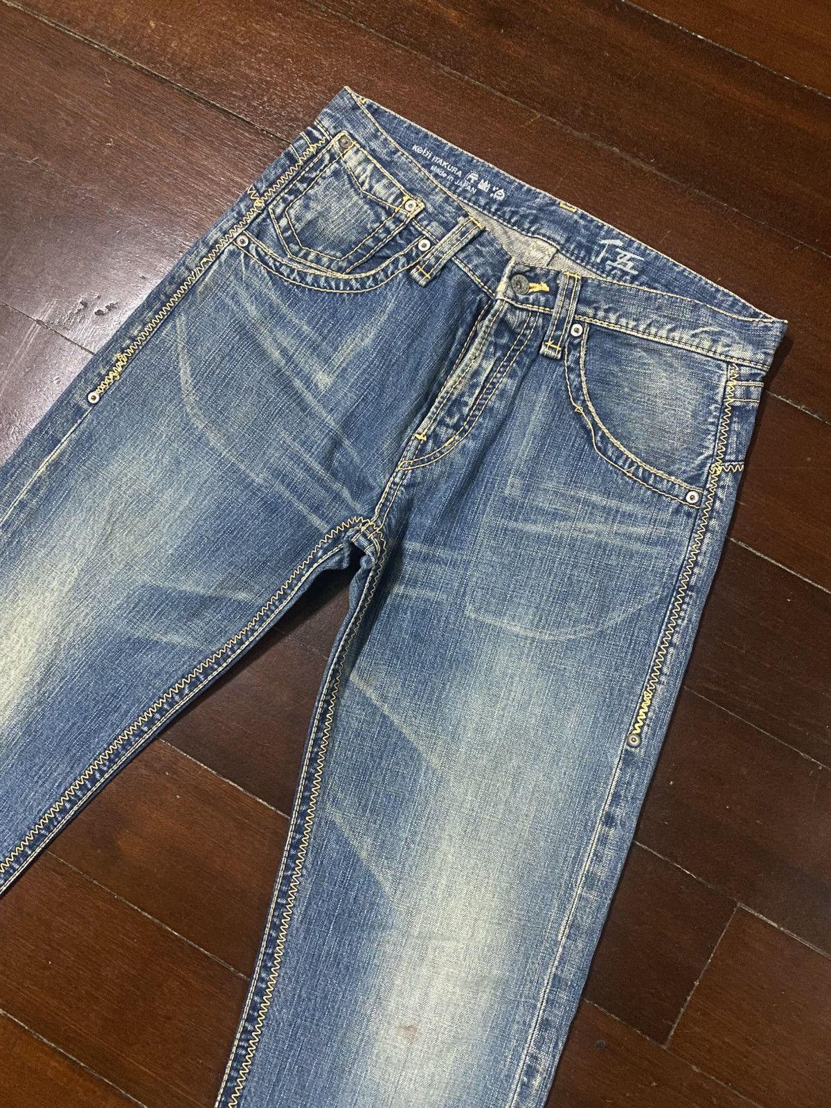 14th Addiction 💥💥 Japanes Brand keiji itakura made in japan Jeans Size US 33 - 5 Thumbnail