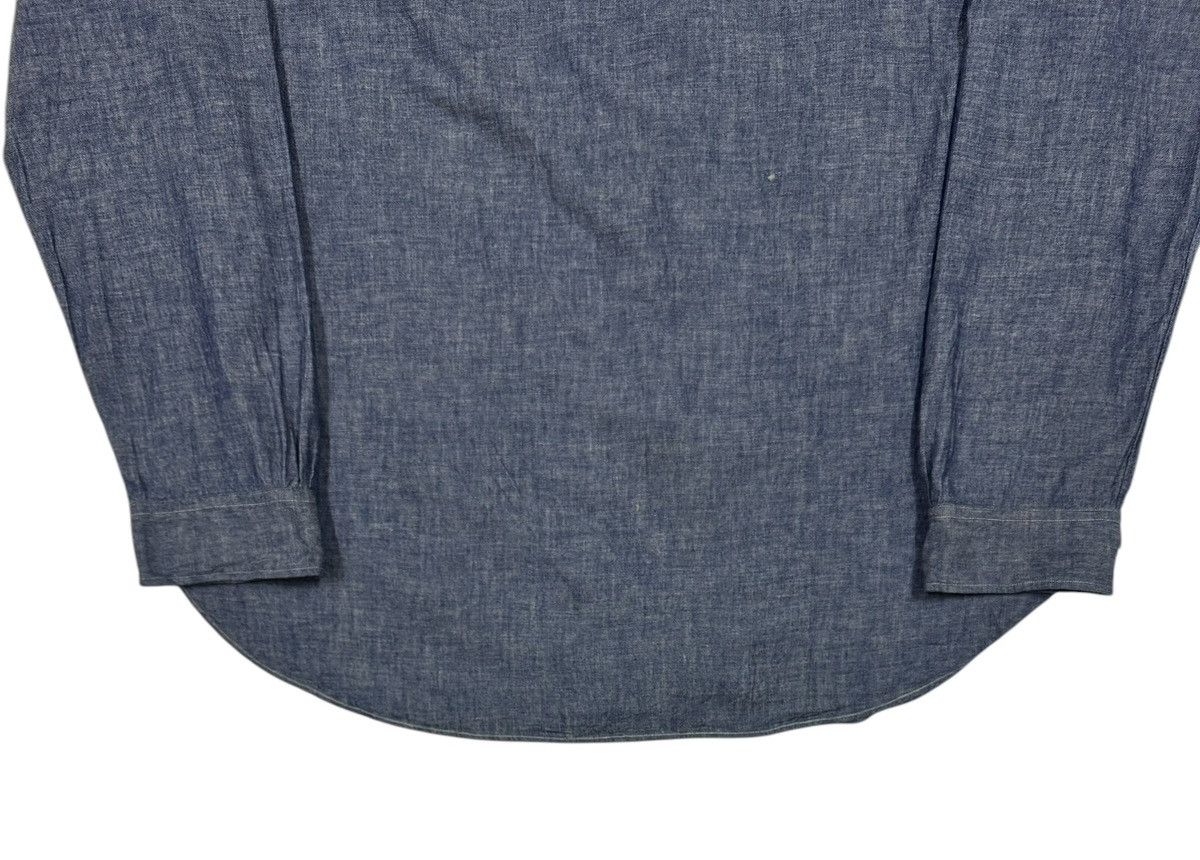 Post Overalls 2016 Post Overall V-patch Pocket Open Collar Indigo Chambray Size US L / EU 52-54 / 3 - 13 Thumbnail