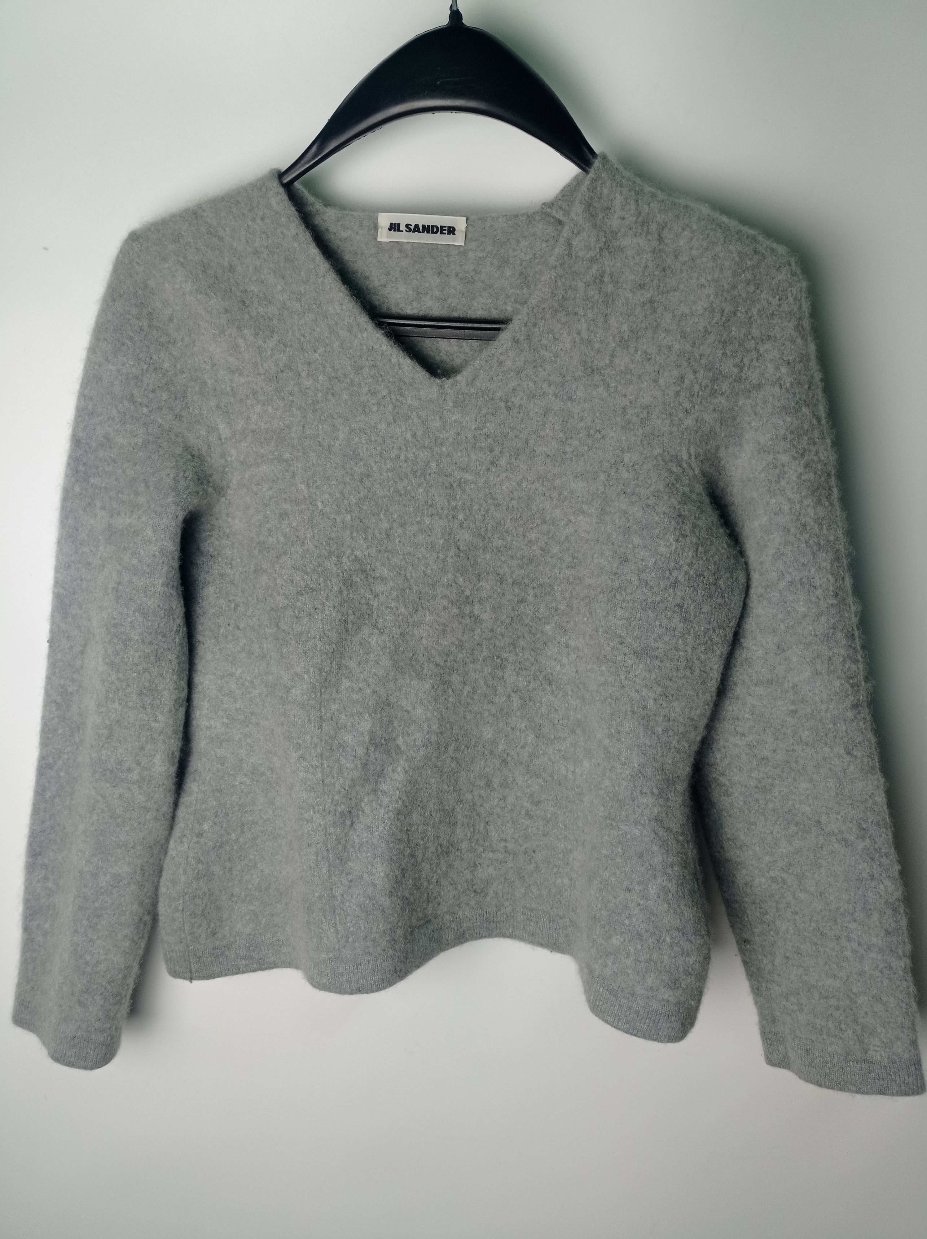 image of Italian Designers x Jil Sander Vintage Luxury Designer Streetwear Jil Sander Sweater in Grey, Women