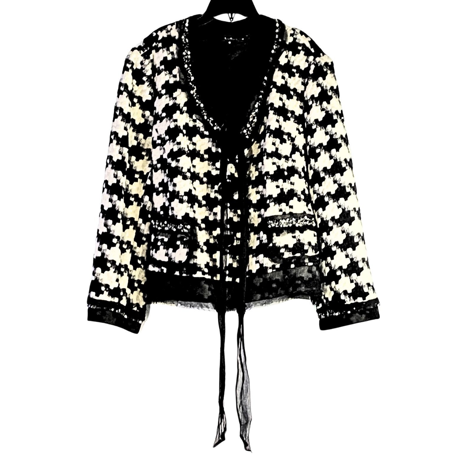 ECI New York Houndstooth Jacket