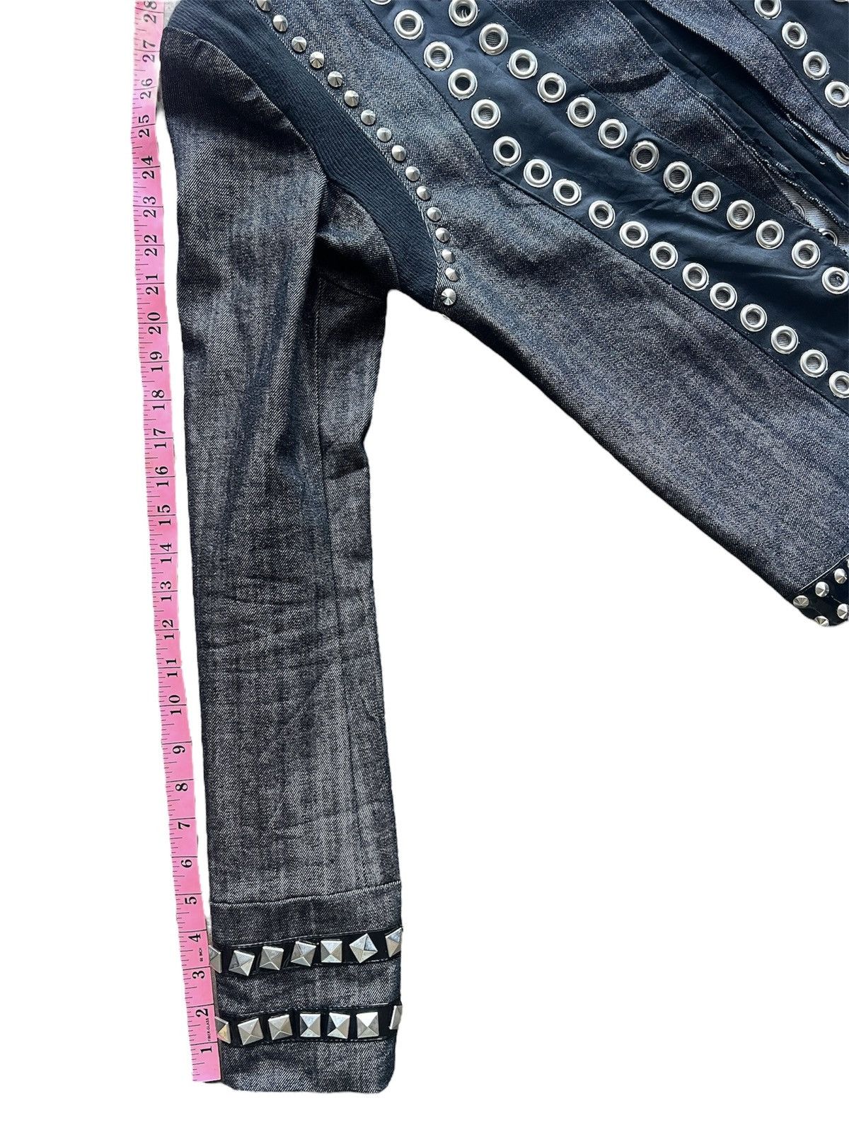 Vintage Vintage Tojo Denim Studded Custom Punk Beauty Beast Jacket Size US M / EU 48-50 / 2 - 17 Thumbnail