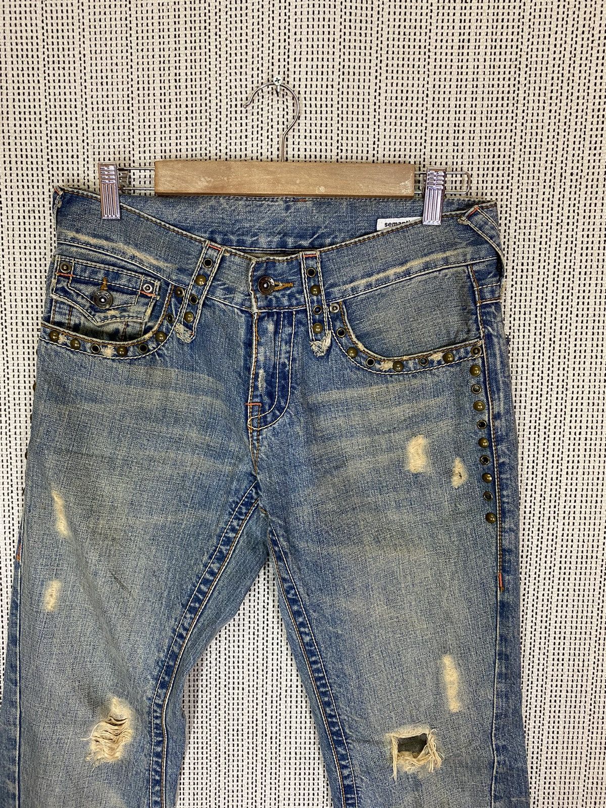 If Six Was Nine × Seditionaries × semanticdesign ‼️SEMANTIC DESIGN FLARED DENIM destroy‼️ Size US 31 - 3 Thumbnail