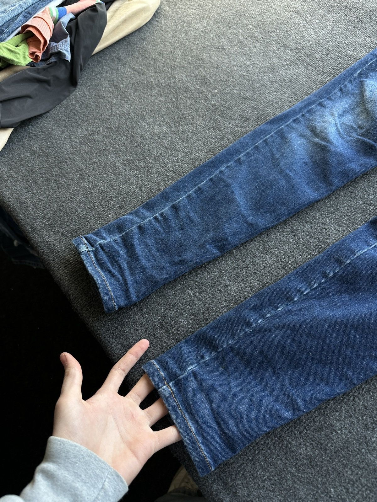 Diesel 🚨 DIESEL AVANT GARDE GOTHIC WOMEN JEANS LOGO IFSIXWASNINE Size 29" - 2 Thumbnail