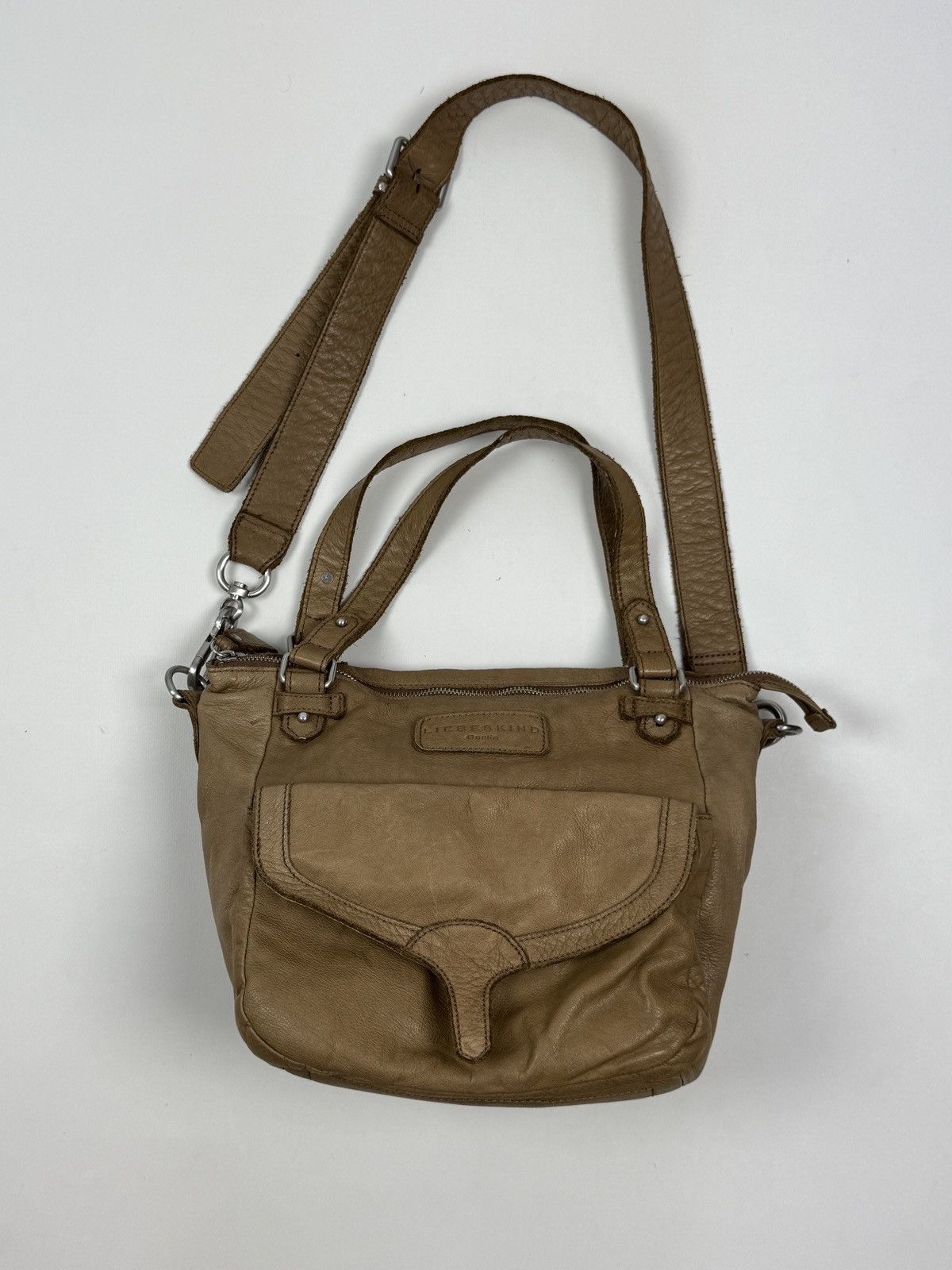 LIEBESKIND BERLIN Y2K Liebeskind Berlin Leather Carabiner Crossbody Hobo Bag Size ONE SIZE - 5 Thumbnail