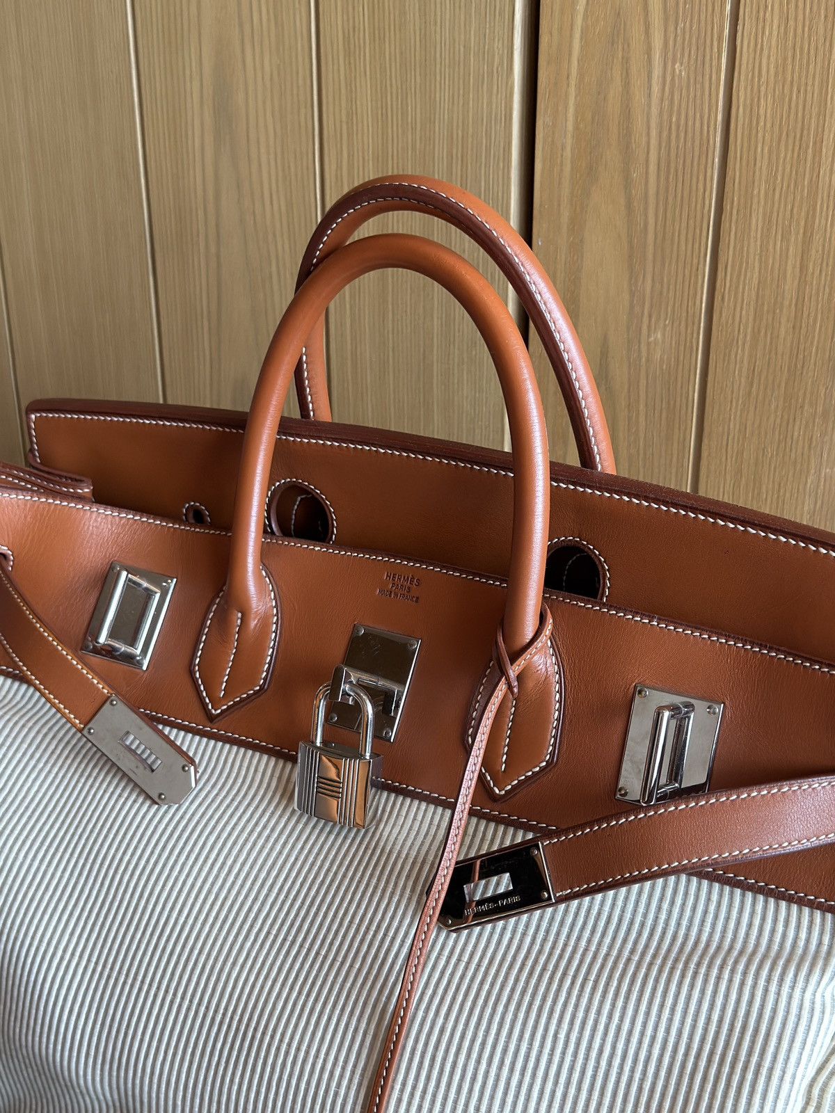 Hermes Hermès HAC 45 Crinoline Barenia Leather Size ONE SIZE - 5 Thumbnail