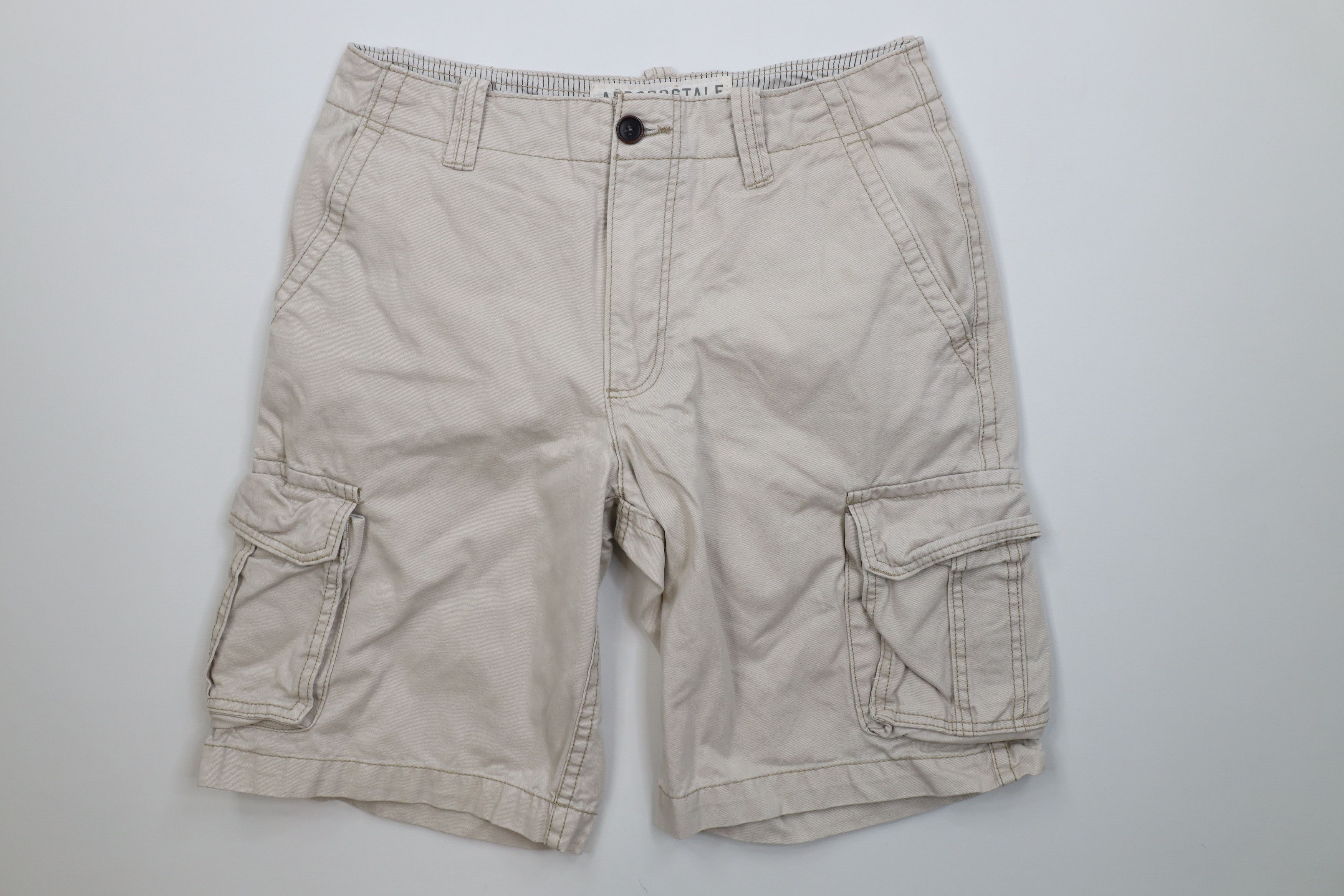 Aeropostale Vintage Y2K Aeropostale Heavyweight Cargo Shorts Beige Size US 32 / EU 48 - 1 Thumbnail