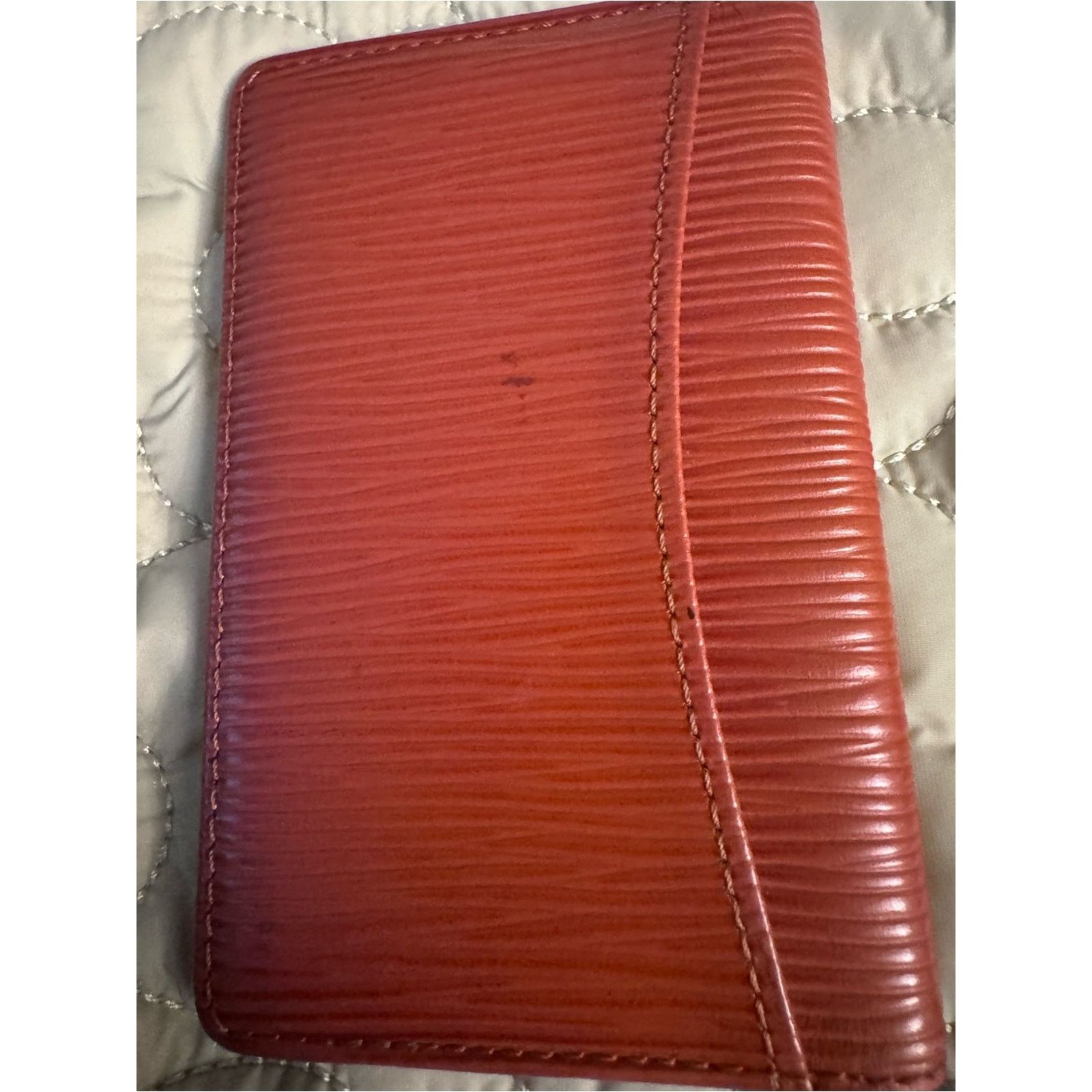 Louis Vuitton Louis Vuitton Epi Leather Pocket Card Holder Camel Brown Size ONE SIZE - 2 Thumbnail