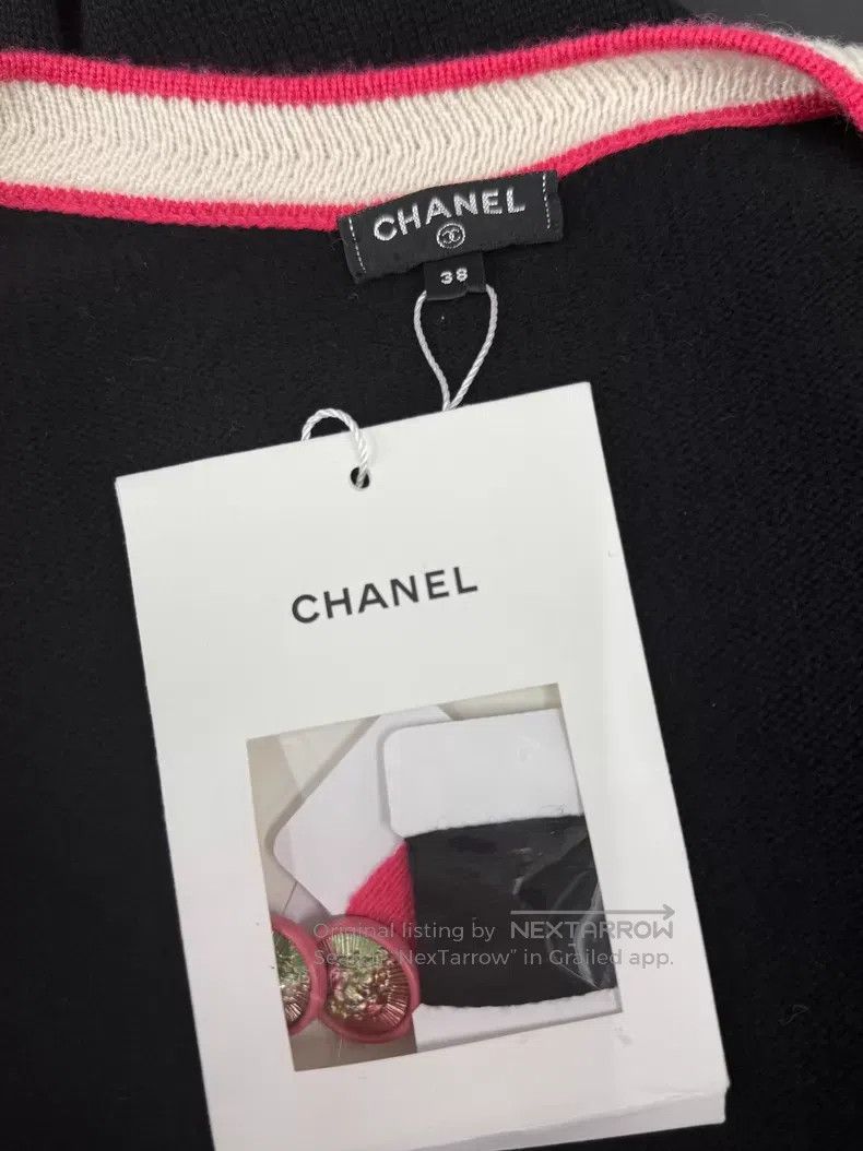 Chanel Chanel Black cashmere knitted cardigan coat Size XS / US 0-2 / IT 36-38 - 4 Thumbnail