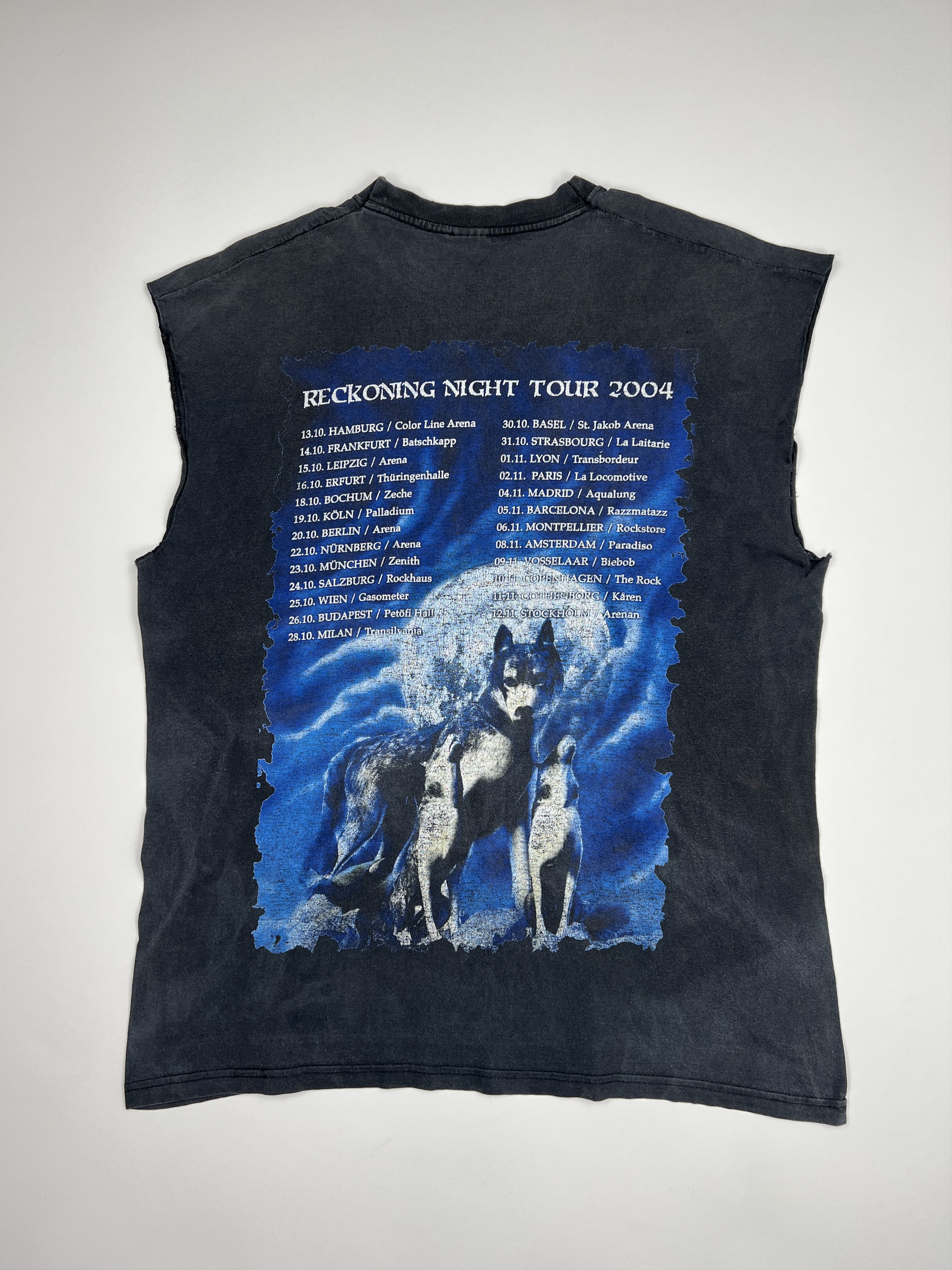 Band Tees × Vintage Sonata Arctica Reckoning Night 2004 Tour Printed Tank Tee Size US M / EU 48-50 / 2 - 2 Thumbnail