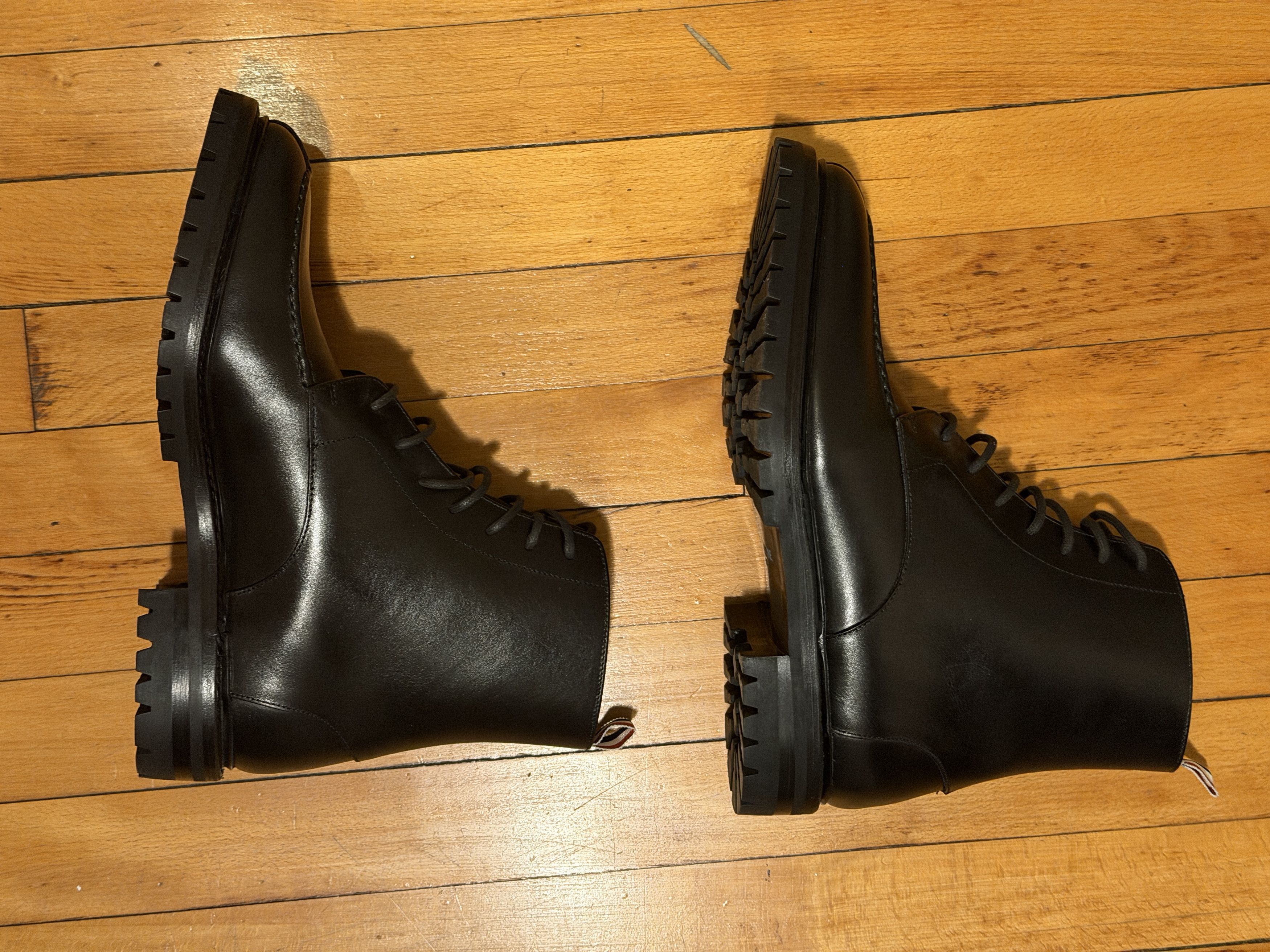 Thom Browne Box Calf Commando Sole Appon Stitch Boot Size US 8 / EU 41 - 3 Thumbnail