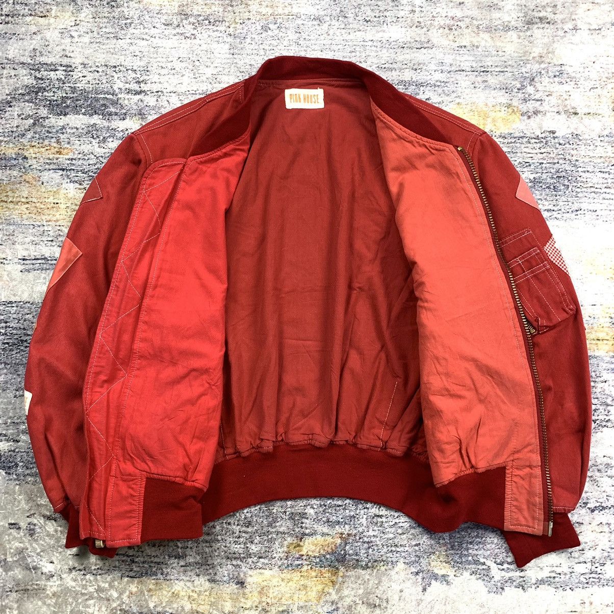 Japanese Brand Vintage pink house patches ma-1 bomber jacket Size US M / EU 48-50 / 2 - 8 Thumbnail
