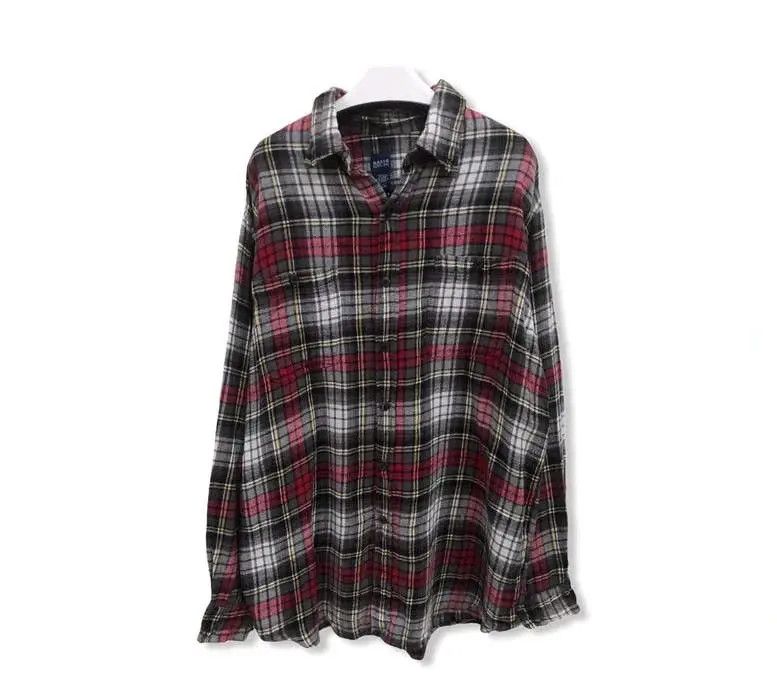 Vintage vintage Basic Editions Plaid Tartan Flannel Shirt 👕 Size US L / EU 52-54 / 3 - 1 Thumbnail