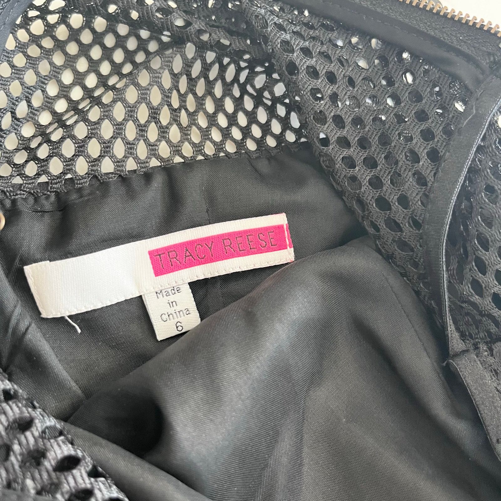 Anthropologie Tracy Reese Anthropologie Black Perforated Cocktail Dress Size M / US 6-8 / IT 42-44 - 4 Thumbnail