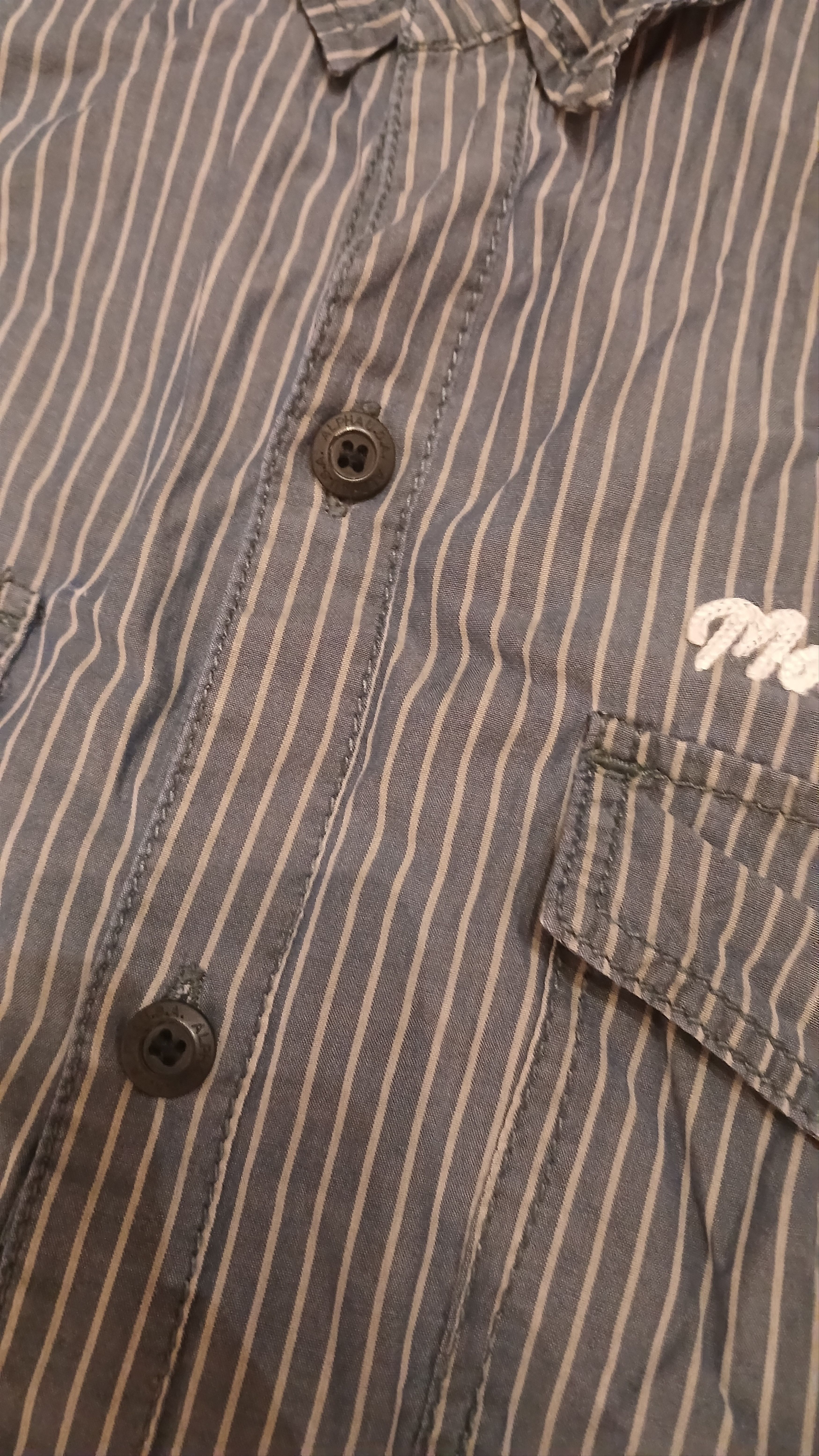 Alpha Industries Alpha Industries Vintage Motorcycle Club Shirt Size US XL / EU 56 / 4 - 4 Thumbnail