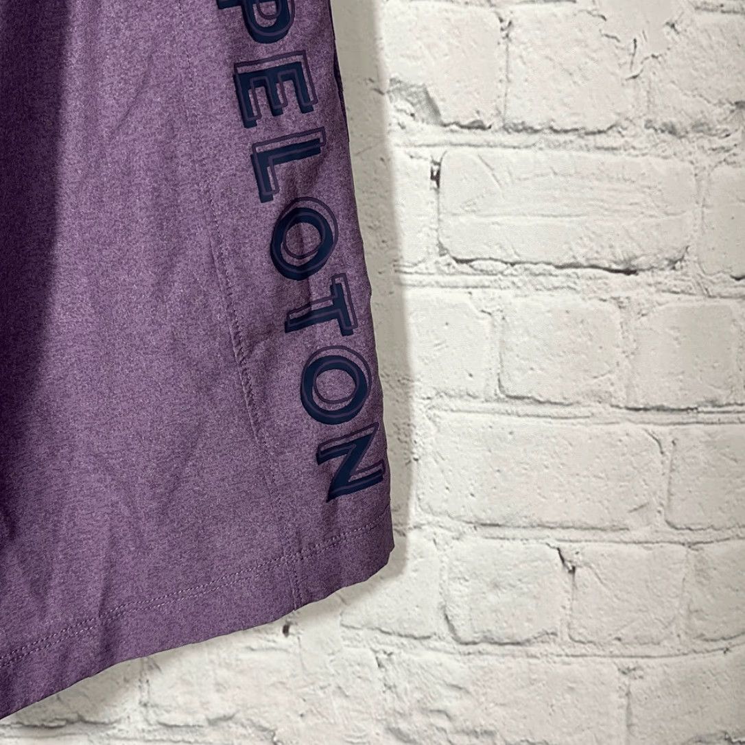 Vintage Peloton Solfire Purple Gym Shorts M Regular Men Athletic Drawstring Pockets Purple Purple Size US 31 - 2 Thumbnail