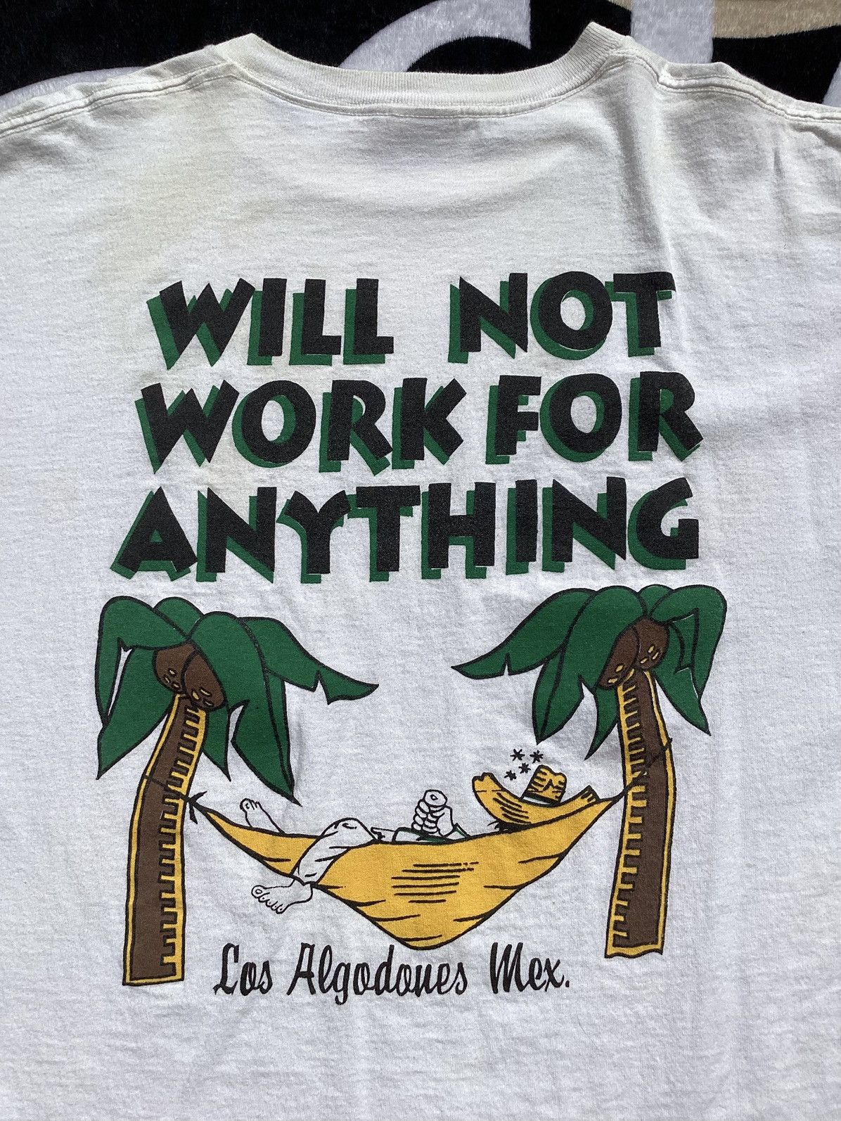 Delta × Vintage Vtg 90s will not work for anything Los algodones Mexico Tee Size US XL / EU 56 / 4 - 1 Thumbnail