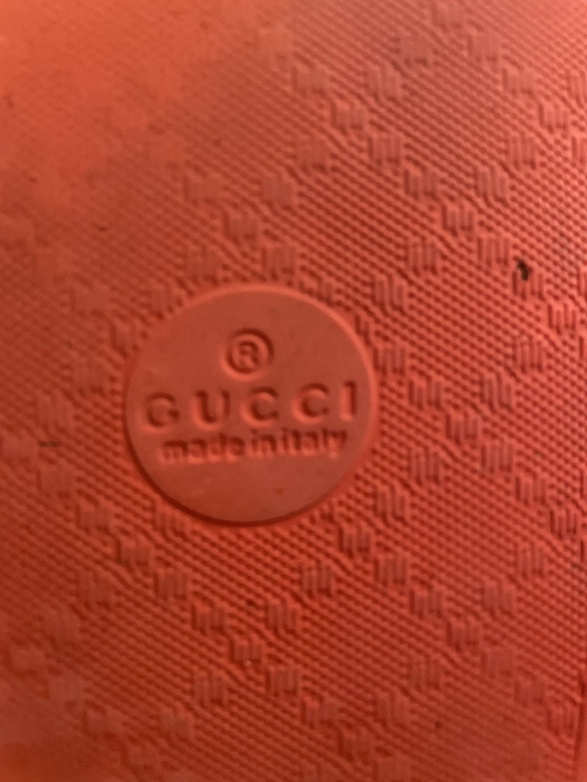 Gucci Gucci Mens Slide Red Sz :9.5 Size US 9.5 / EU 42-43 - 6 Thumbnail