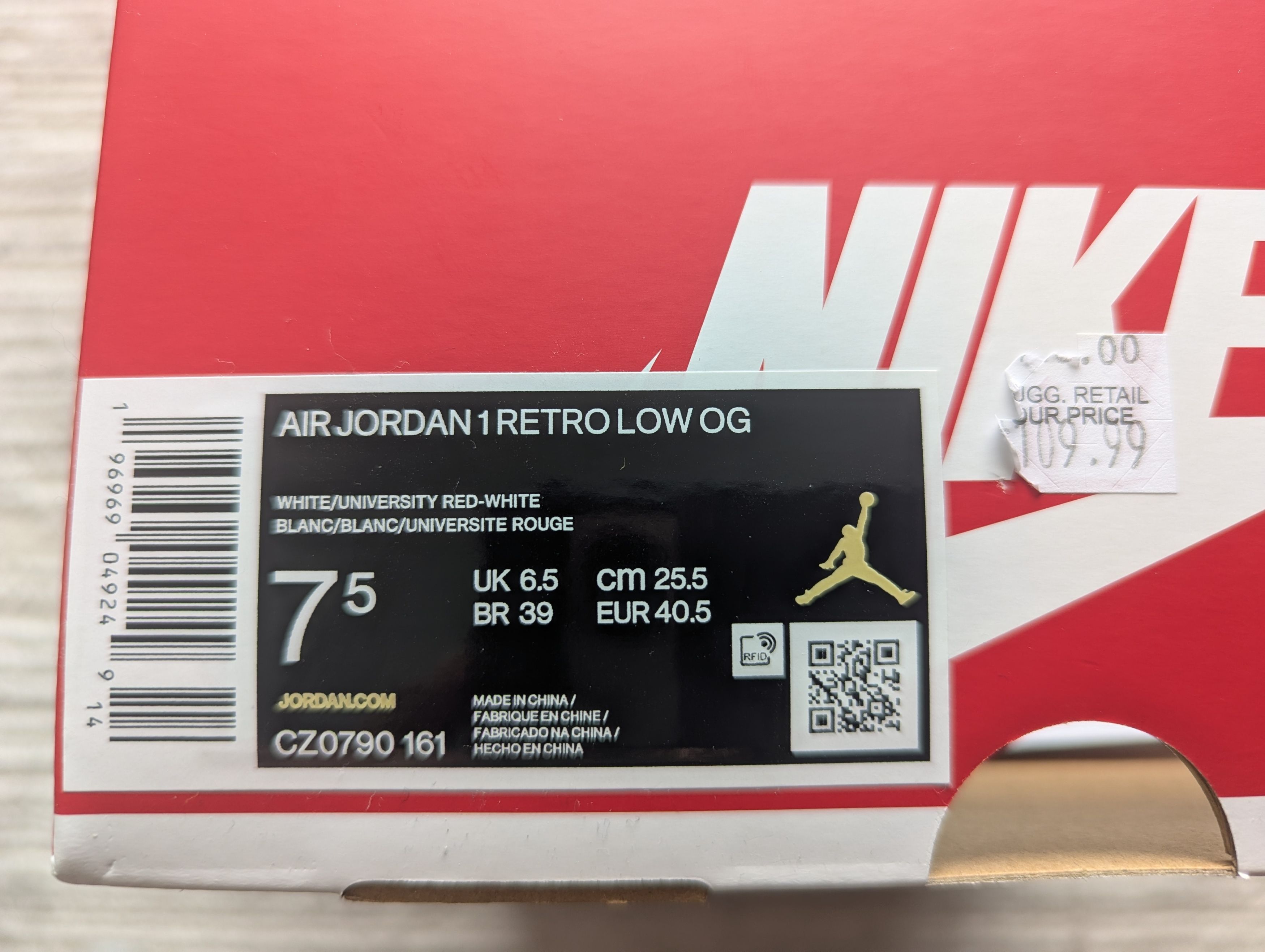 Jordan Brand Air Jordan 1 Low OG Size US 7.5 / EU 40-41 - 15 Thumbnail