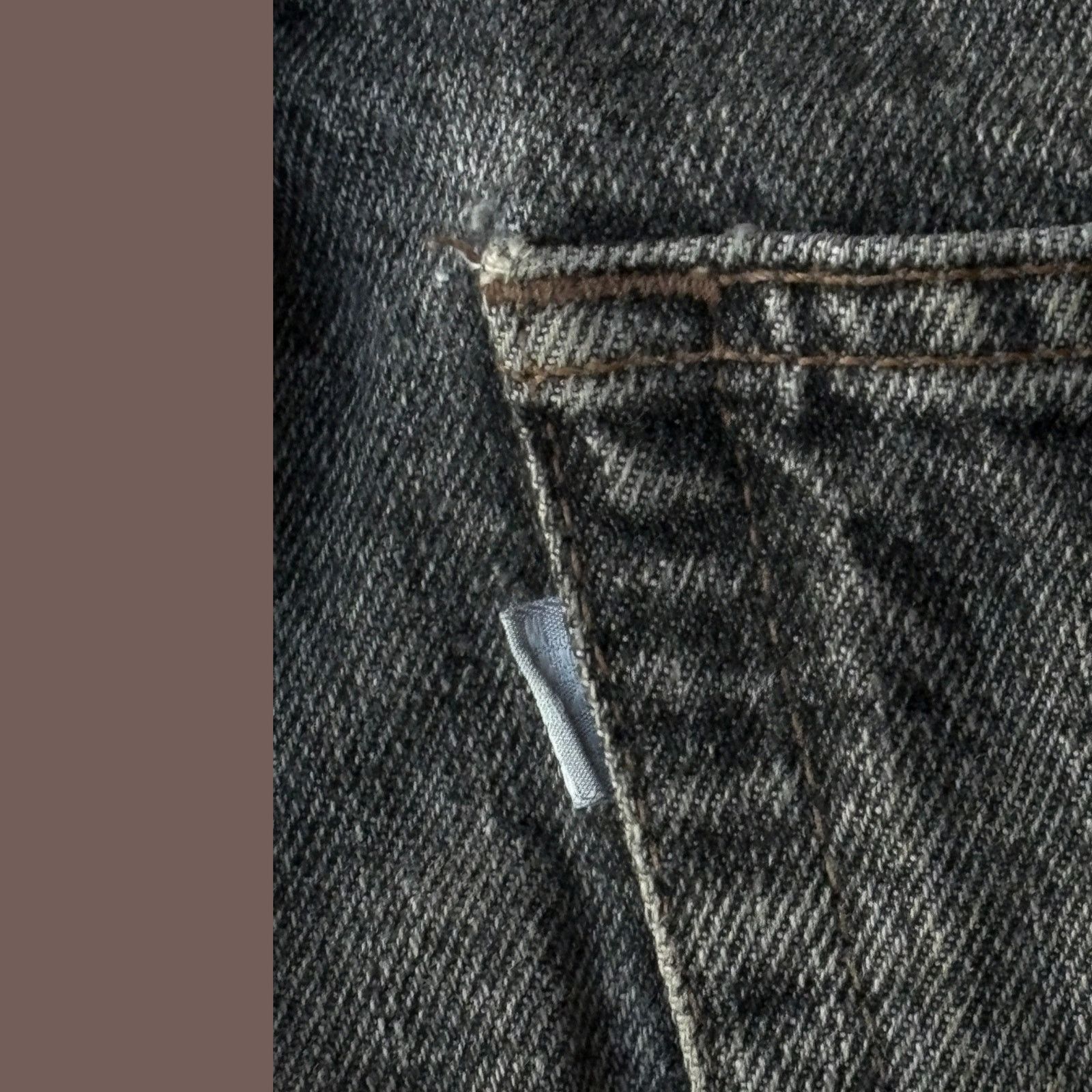 Levi's VTG Baggy Jeans | Levi’s SilverTab Gray | Y2K Streetwear Size US 33 - 5 Thumbnail