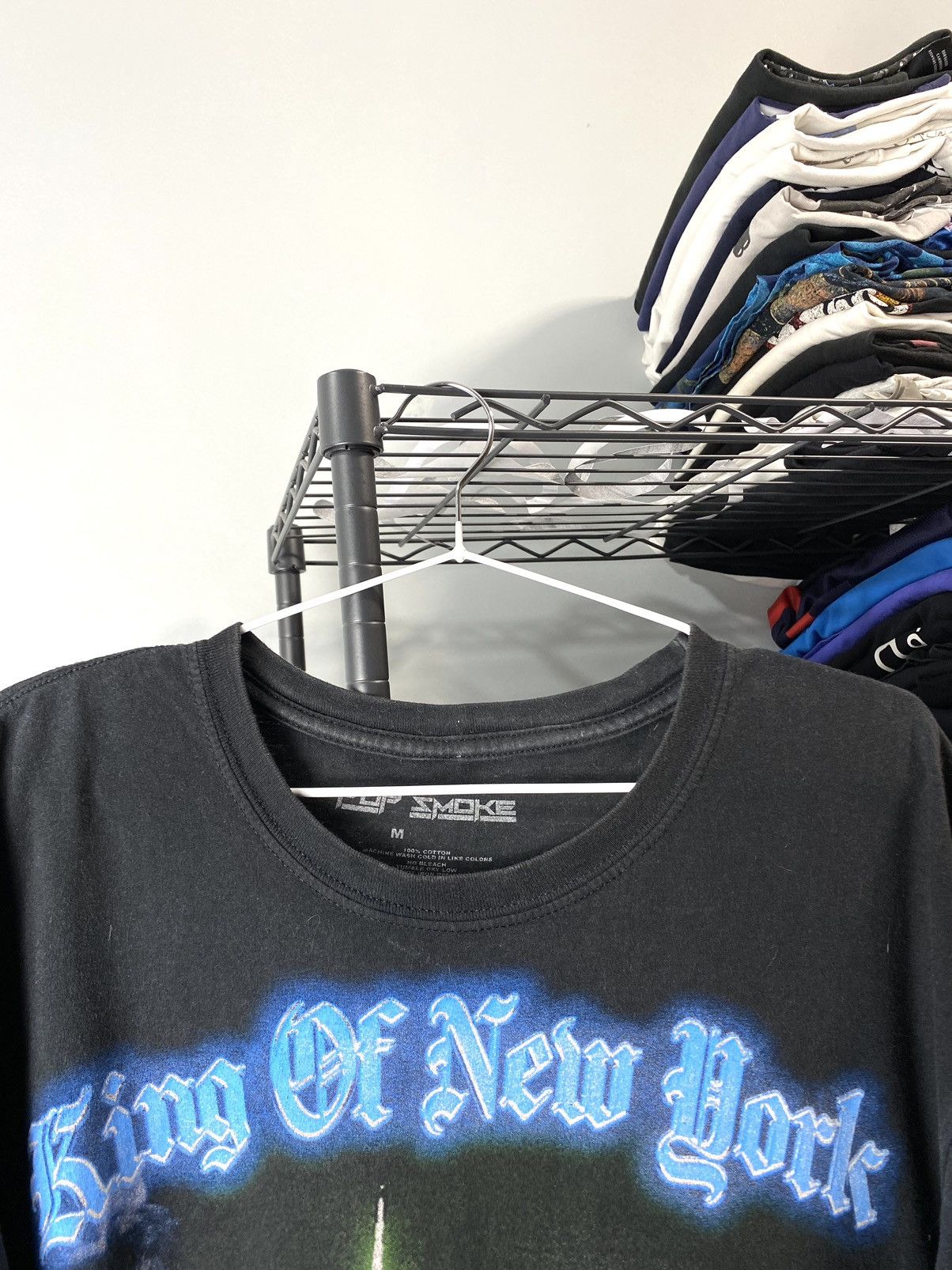 Rap Tees Pop Smoke King Of New York T Shirt Rap Hip Hop Drill Size US M / EU 48-50 / 2 - 4 Thumbnail