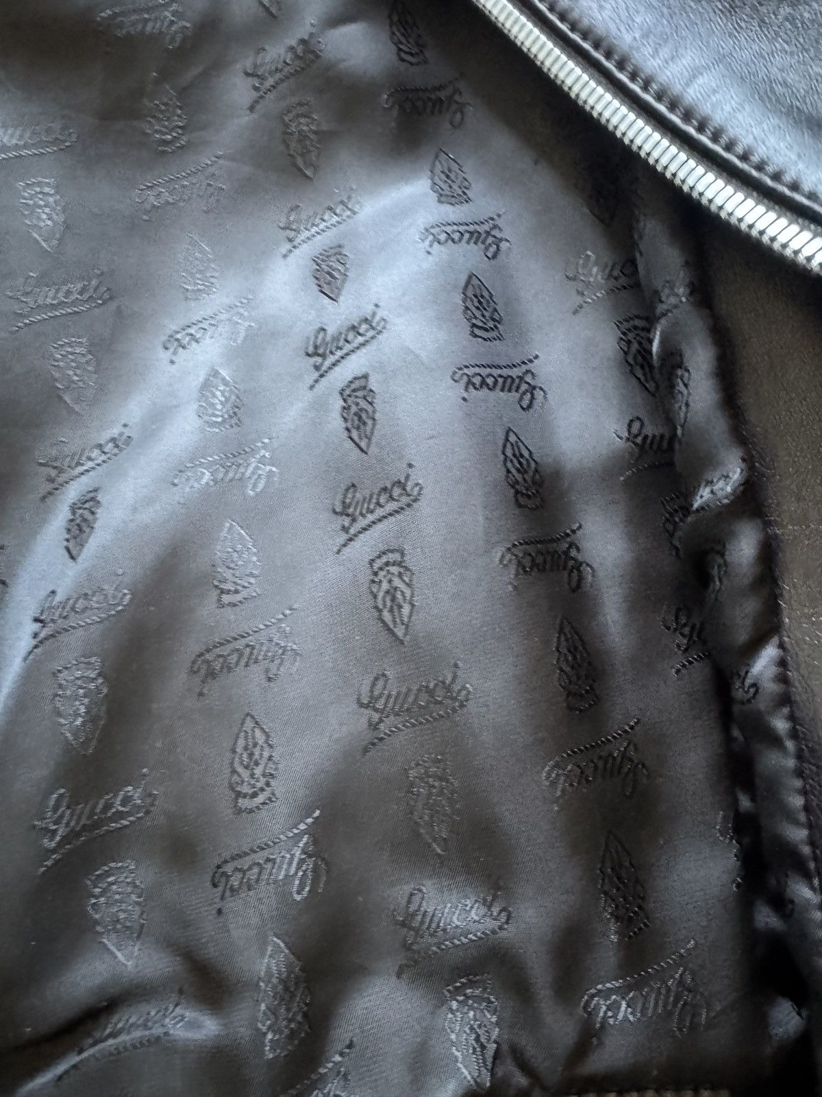 Gucci Gucci Leather Biker Moto Jacket – Brown – Size 58 / XXL Size US XXL / EU 58 / 5 - 5 Thumbnail
