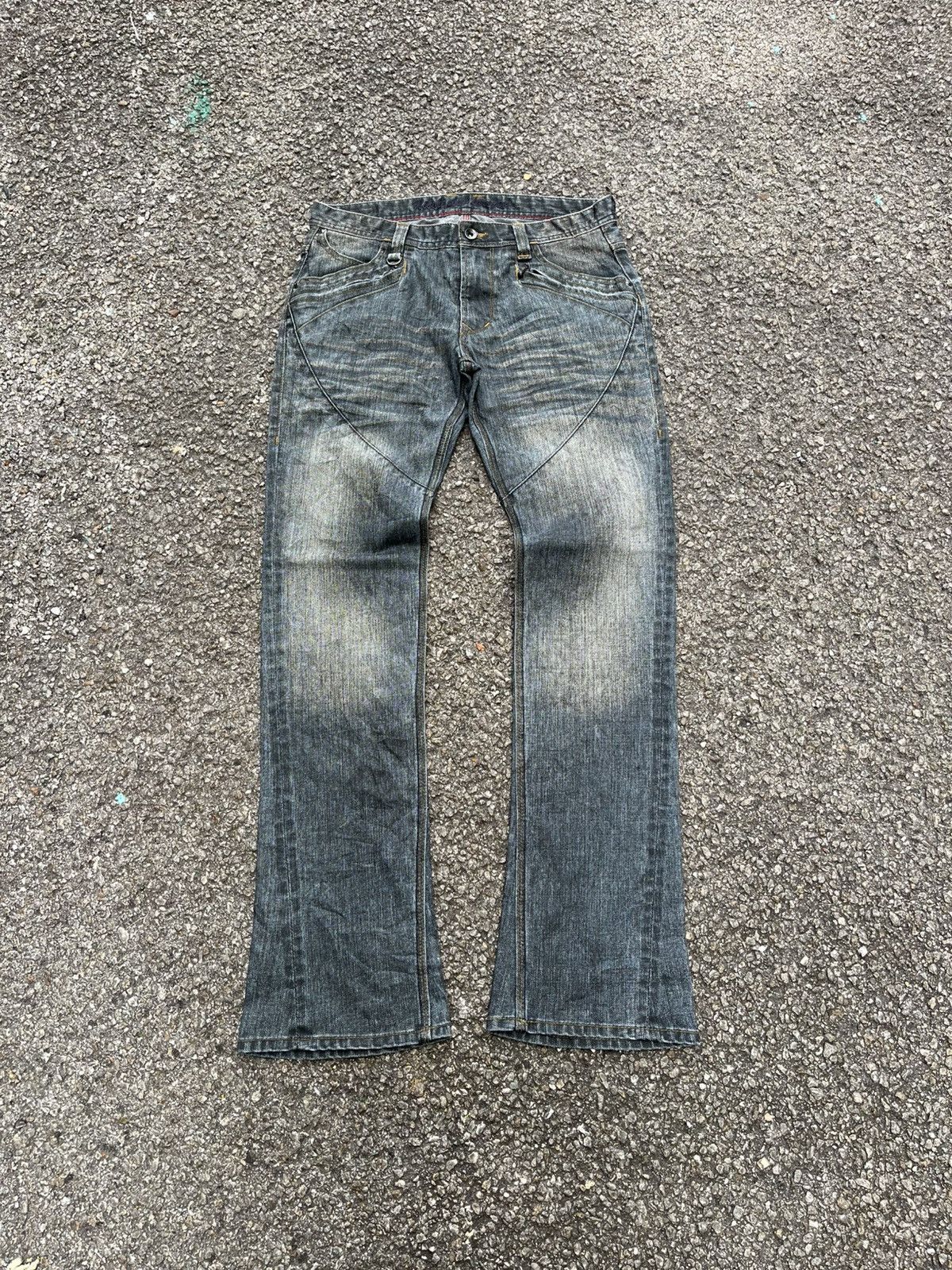 Hysteric Glamour FLARE JEANS NICOLE CLUB FOR MEN CLAWMARK BOOT CUT LOW RISE Size US 30 / EU 46 - 1 Thumbnail