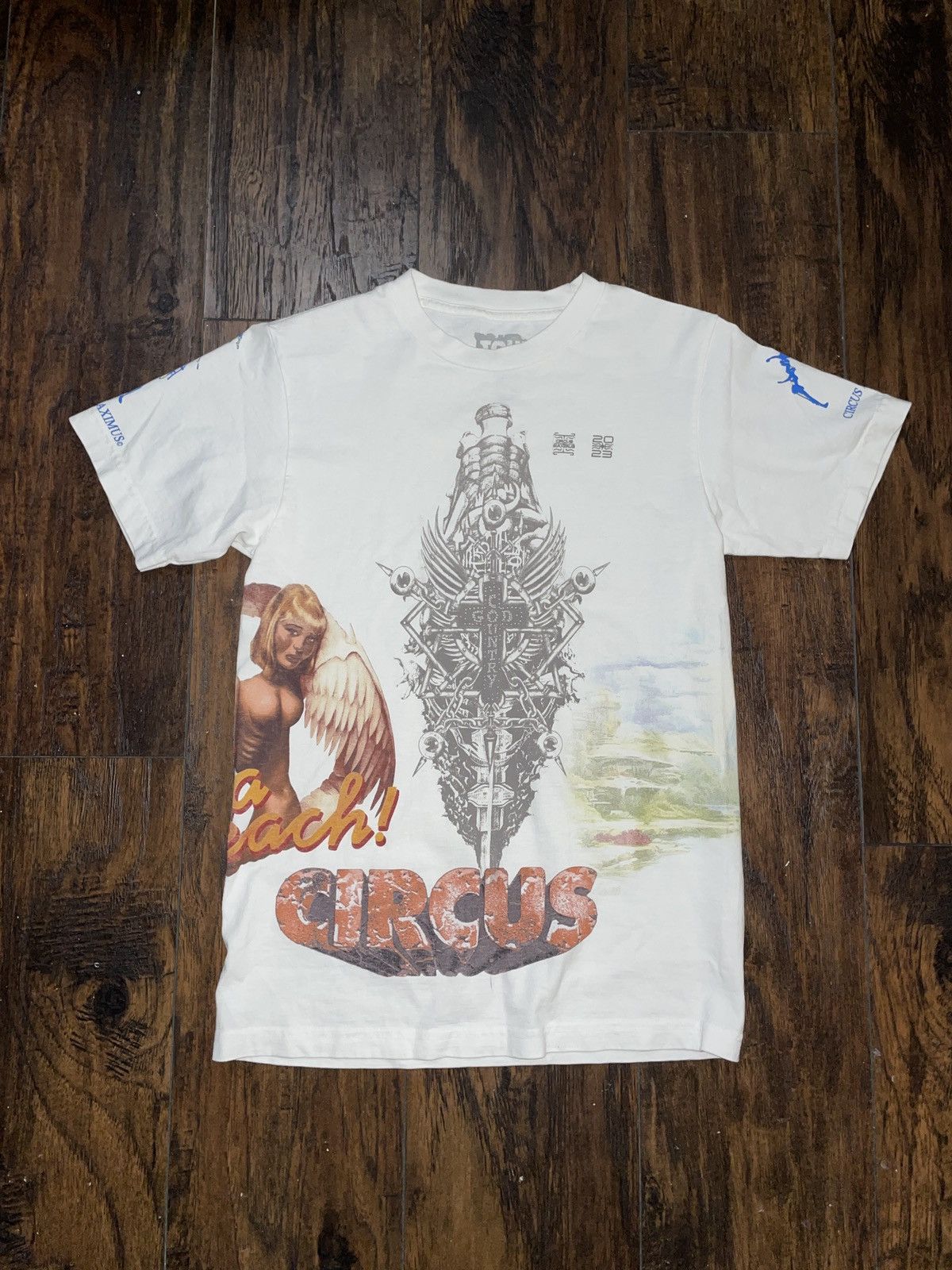 Travis Scott Travis Scott Circus Utopia White Shirt Size US S / EU 44-46 / 1 - 1 Thumbnail