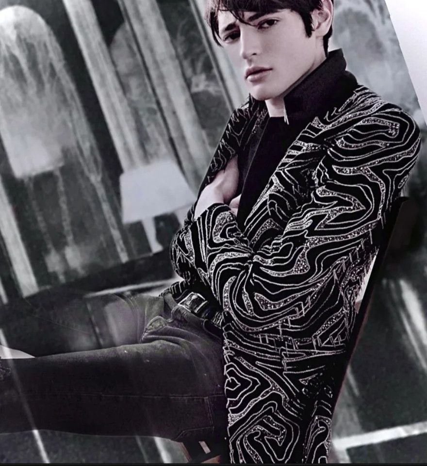 Saint Laurent Paris FW15 Runway Zebra Sequin Embellished Blazer Size US S / EU 44-46 / 1 - 8 Thumbnail