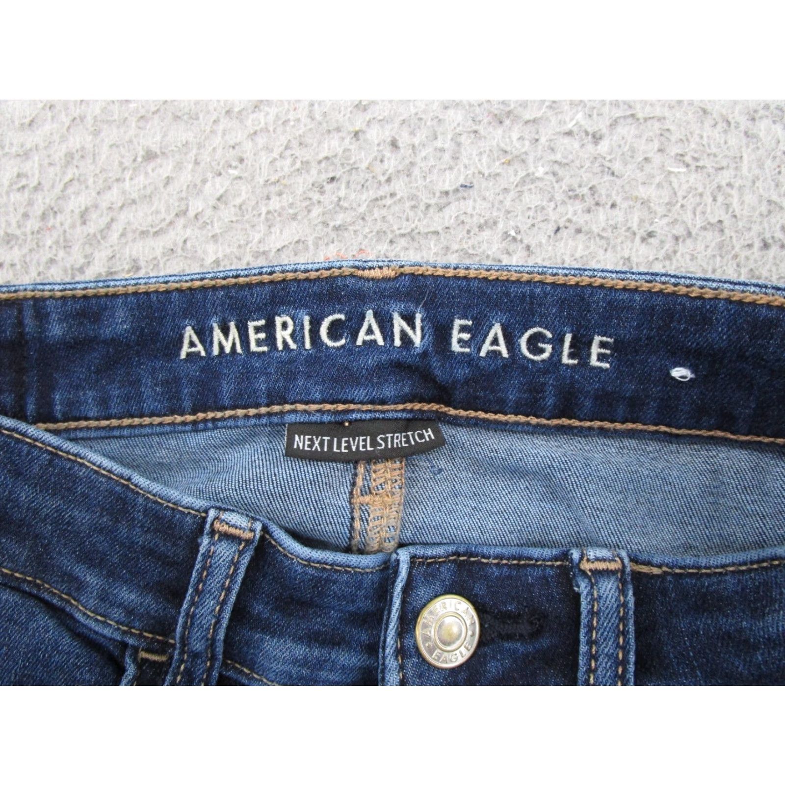 American Eagle Outfitters American Eagle Outfitters Jeans 5-Pocket Denim Jegging SZ 00 Short Blue 90s Stretch Woman Size 24" / US 00 / IT 34 - 4 Thumbnail