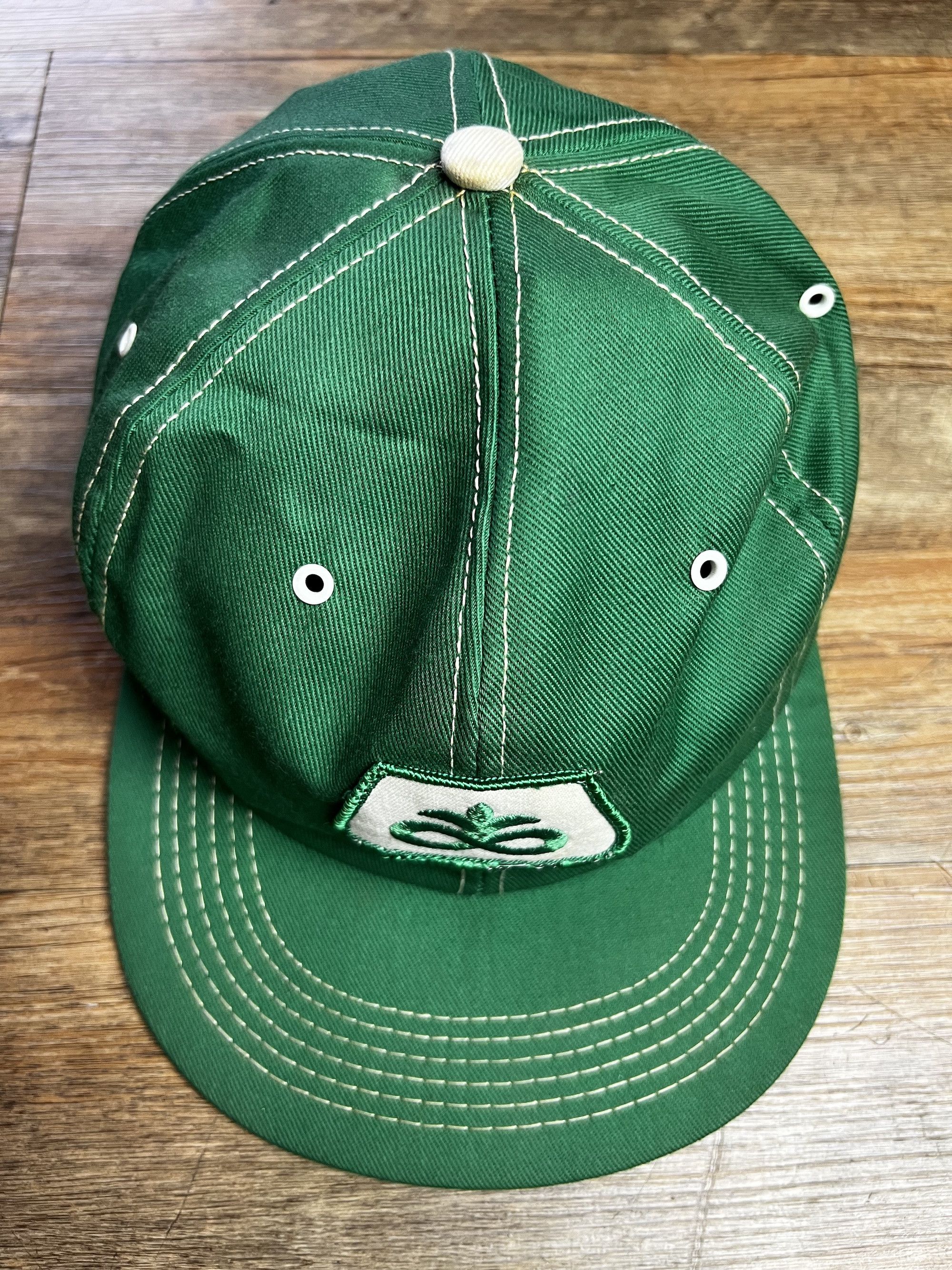 Vintage Vintage 1980's Pioneer Hi-Bred Seeds K-Products Snapback Hat Size ONE SIZE - 3 Thumbnail