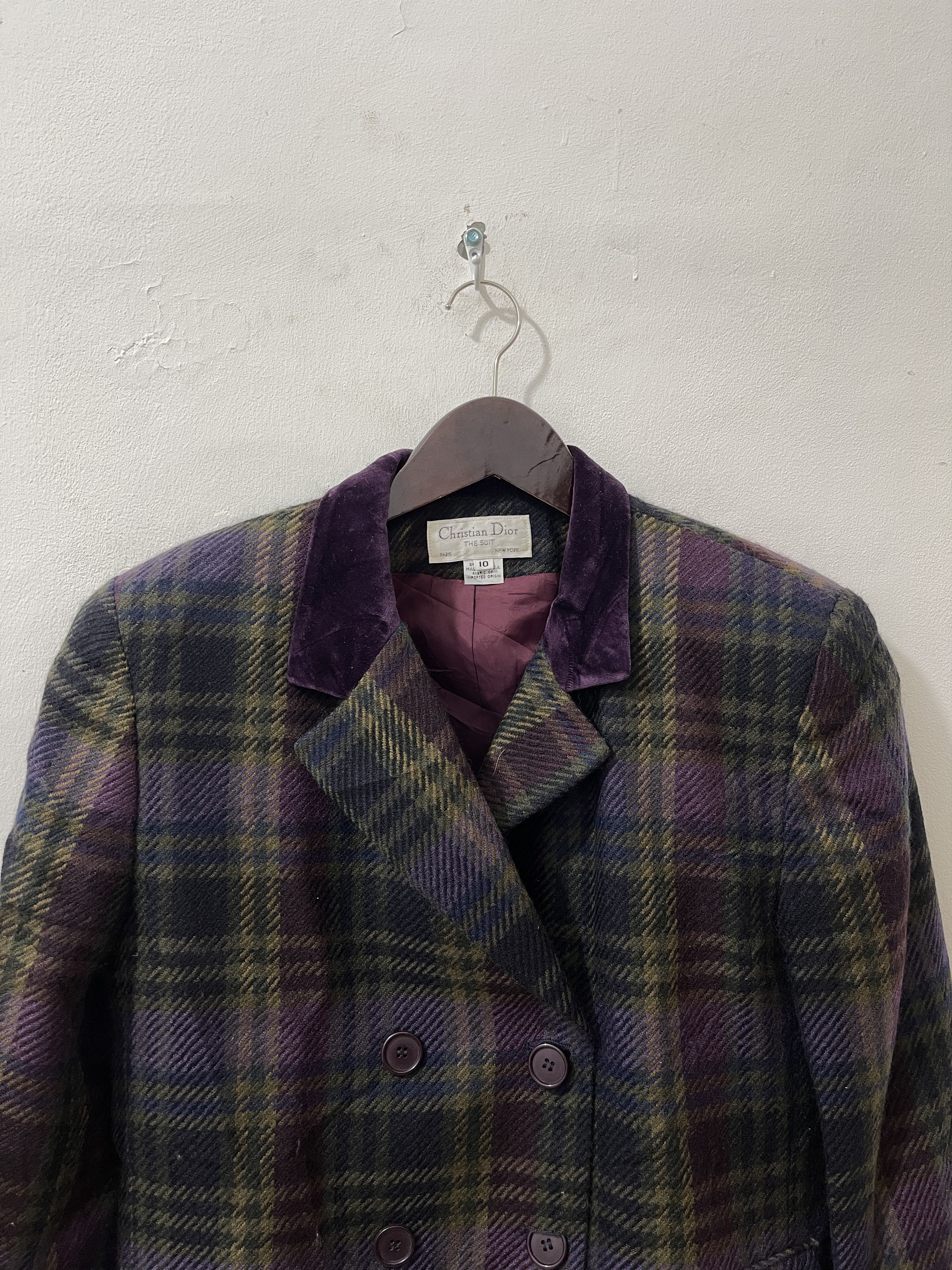 Christian Dior Monsieur Vintage Christian Dior The Suit Double Breast Wool Cropped Size 42R - 4 Thumbnail
