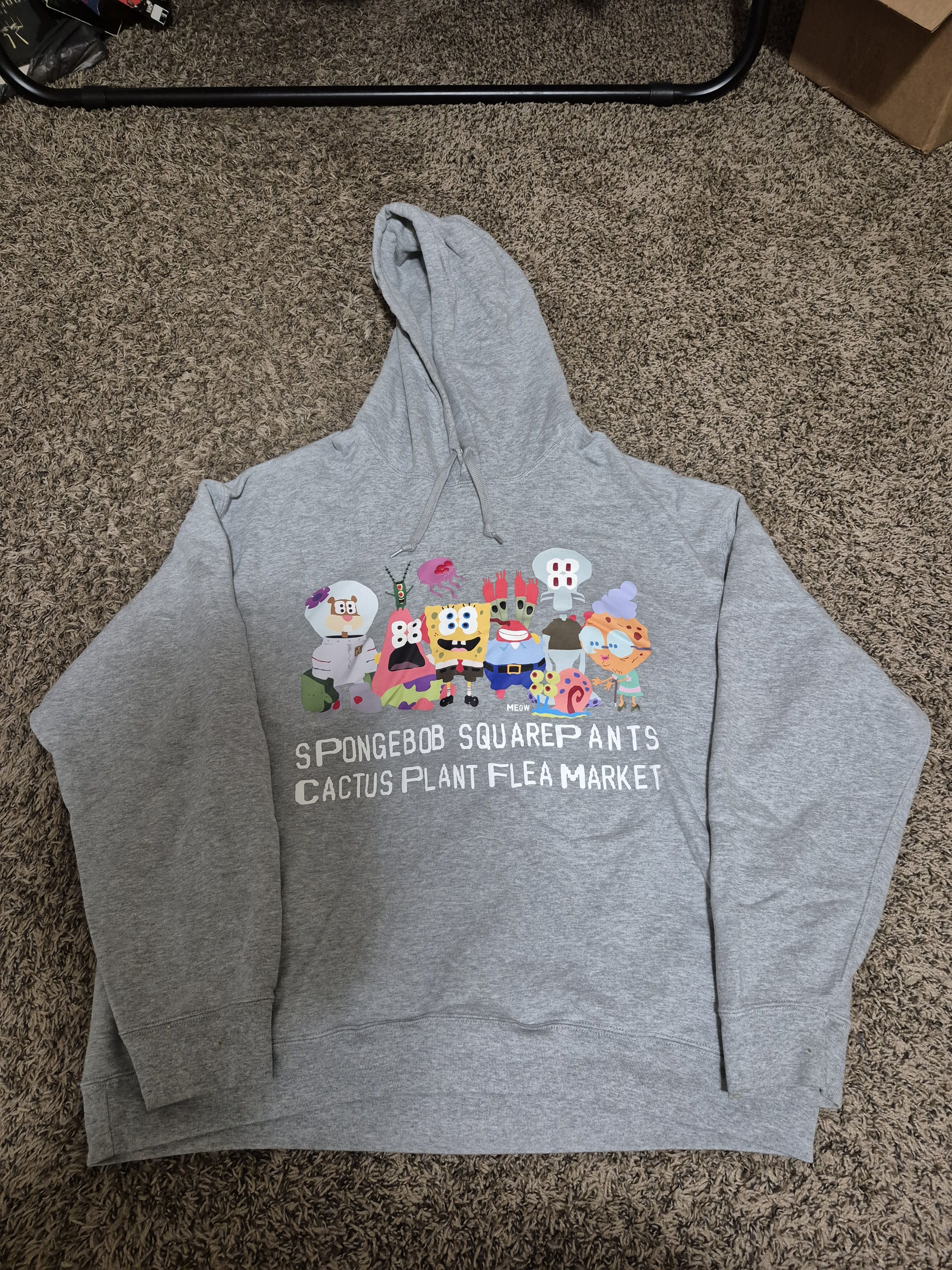 Cactus Plant Flea Market Cpfm uniqlo SpongeBob Squarepants hoodie Size US XXL / EU 58 / 5 - 1 Thumbnail