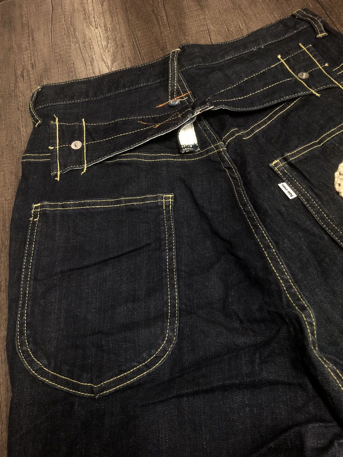 Issey Miyake × Ne-Net × Vintage Ne-net Issey Miyake Denim Jeans Japanese Designer Size 28" / US 6 / IT 42 - 3 Thumbnail