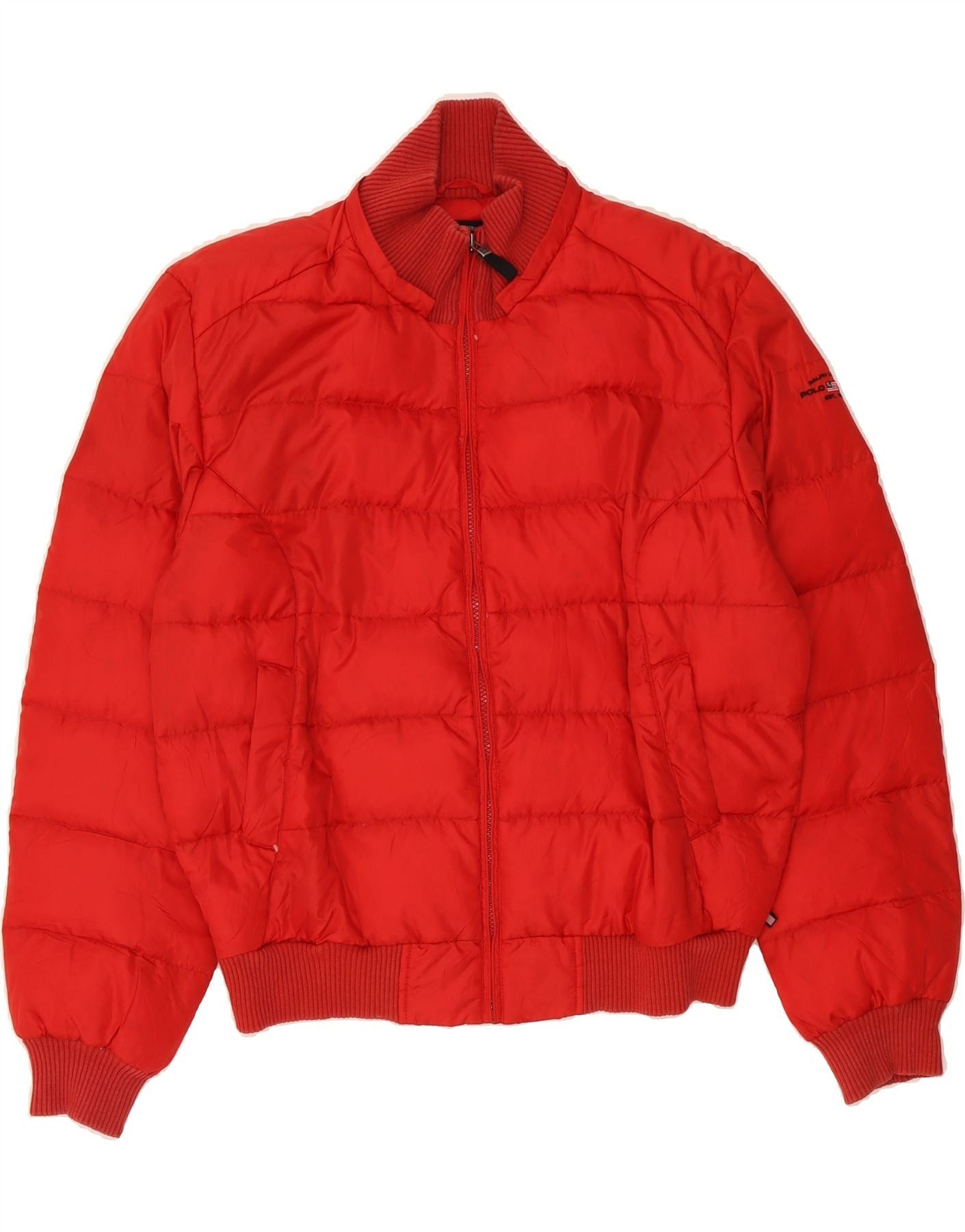 Ralph Lauren Womens Padded Jacket UK 18 XL Red Polyester Size XL / US 12-14 / IT 48-50 - 1 Thumbnail