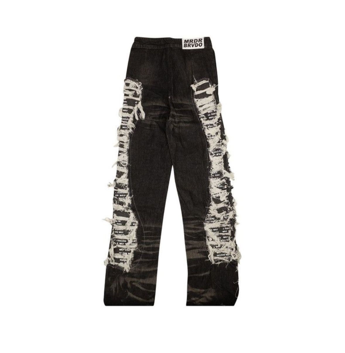 Other Who Decides War Paneled Distressed Denim Jeans Size 26" / US 2 / IT 38 - 2 Thumbnail