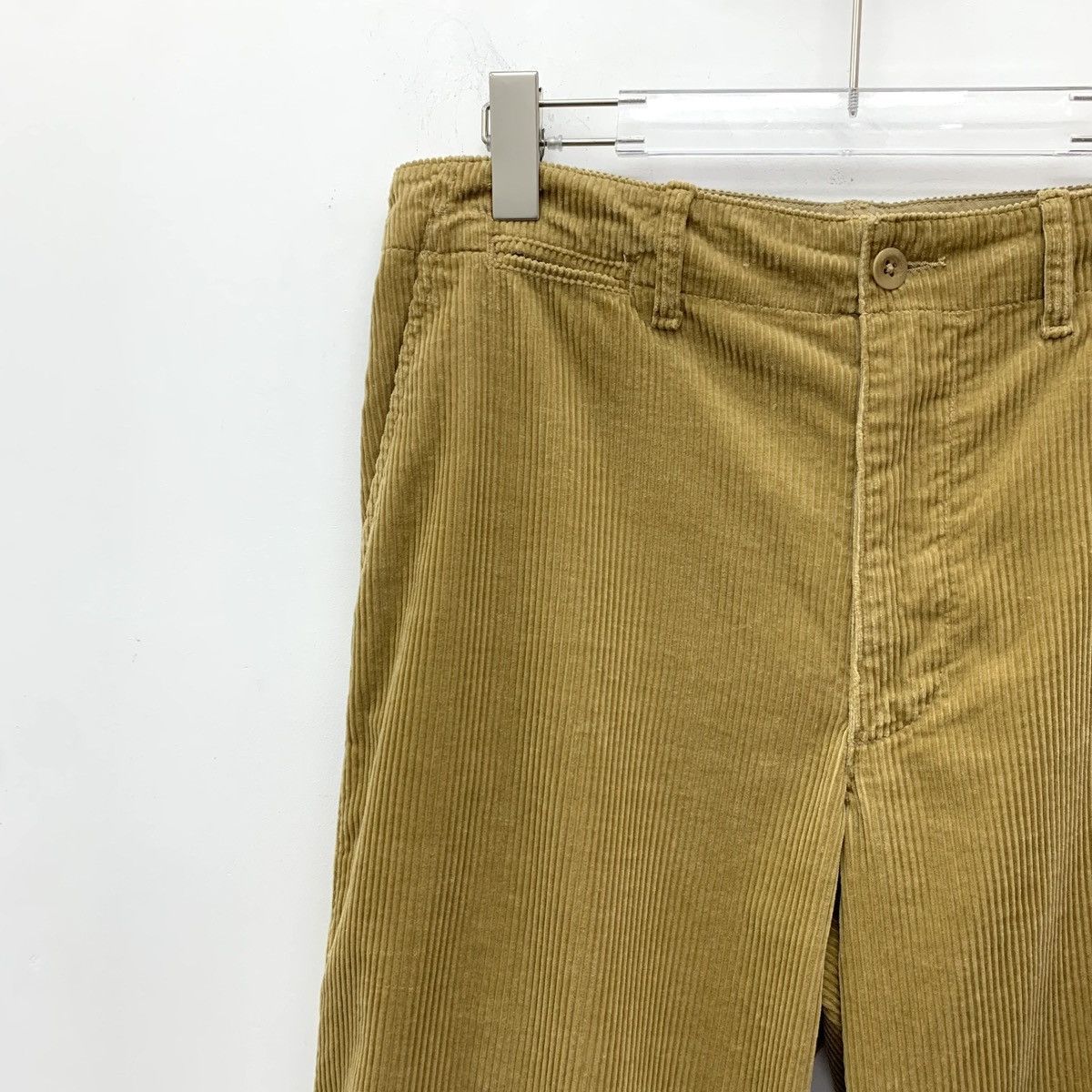 Ralph Lauren Ralph Lauren Brown Cotton Corduroy Wide Leg Pants K26WX Size US 40 / EU 56 - 3 Thumbnail