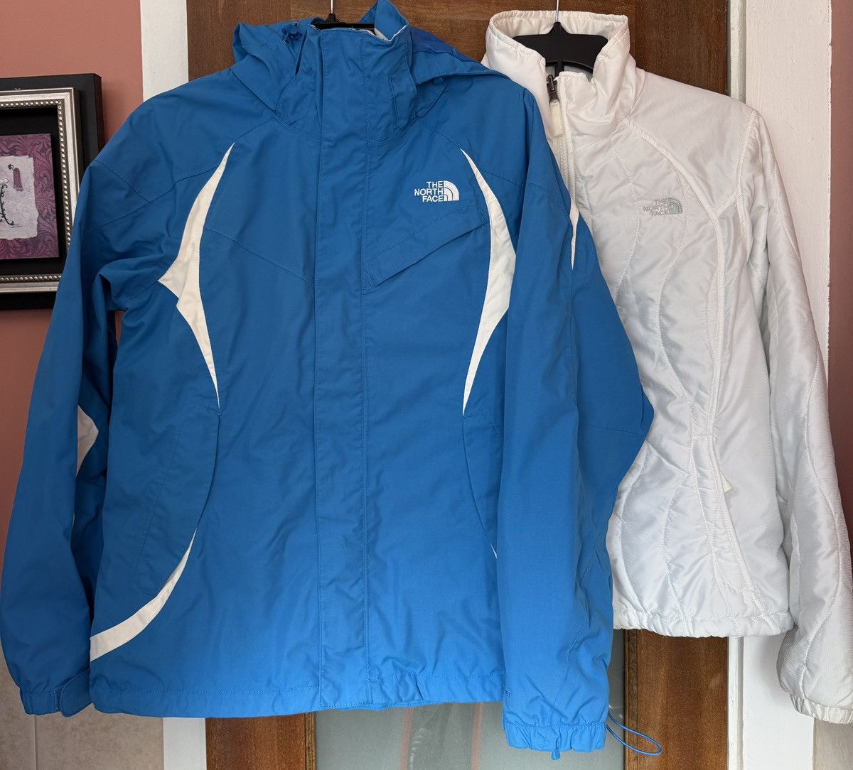 The North Face The North Face VINTAGE Hyvent Triclimate 3 in 1 Cyan/White Jacket Size L / US 10 / IT 46 - 1 Thumbnail