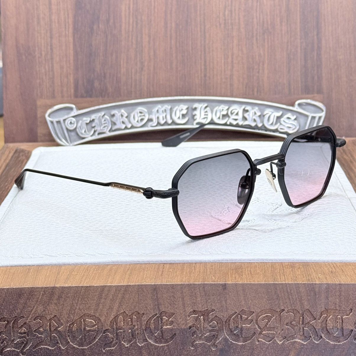Chrome Hearts Chrome Hearts LUMP 1/1 Sunglasses Size ONE SIZE - 4 Thumbnail